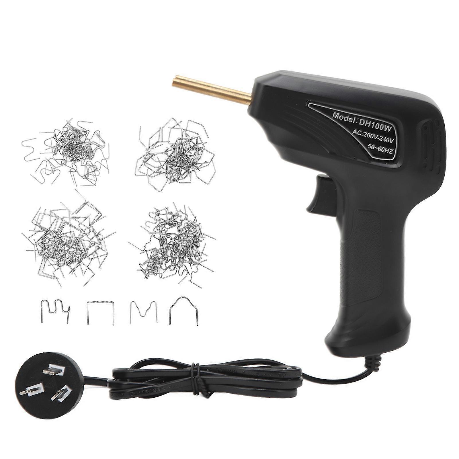 Plastic welding tool for bumpers - 50W stapler with clamp and nails