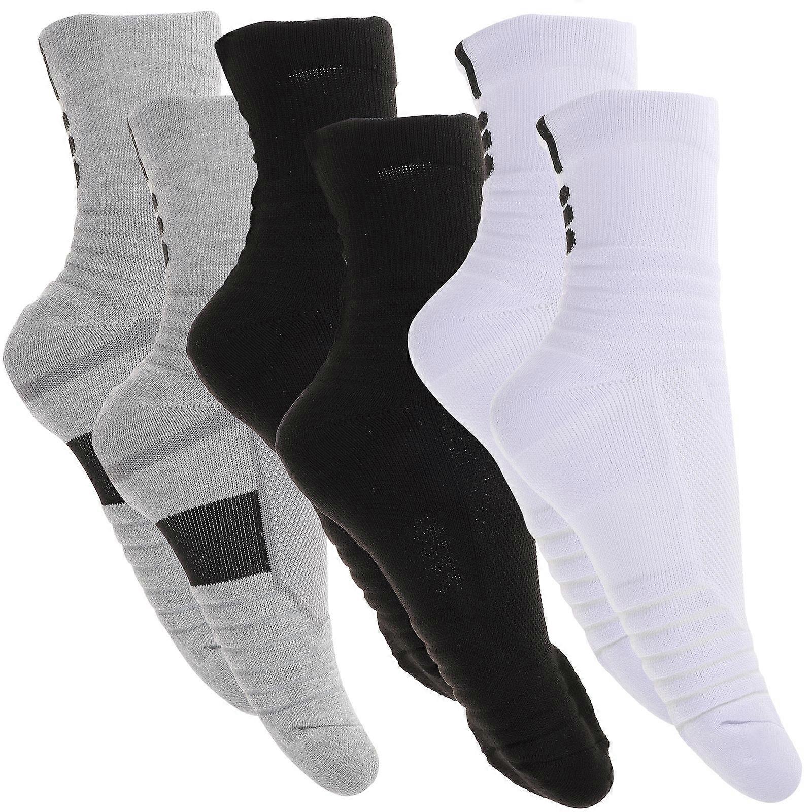 Cotton Socks Breathable Thicken Socks for 3Pairs