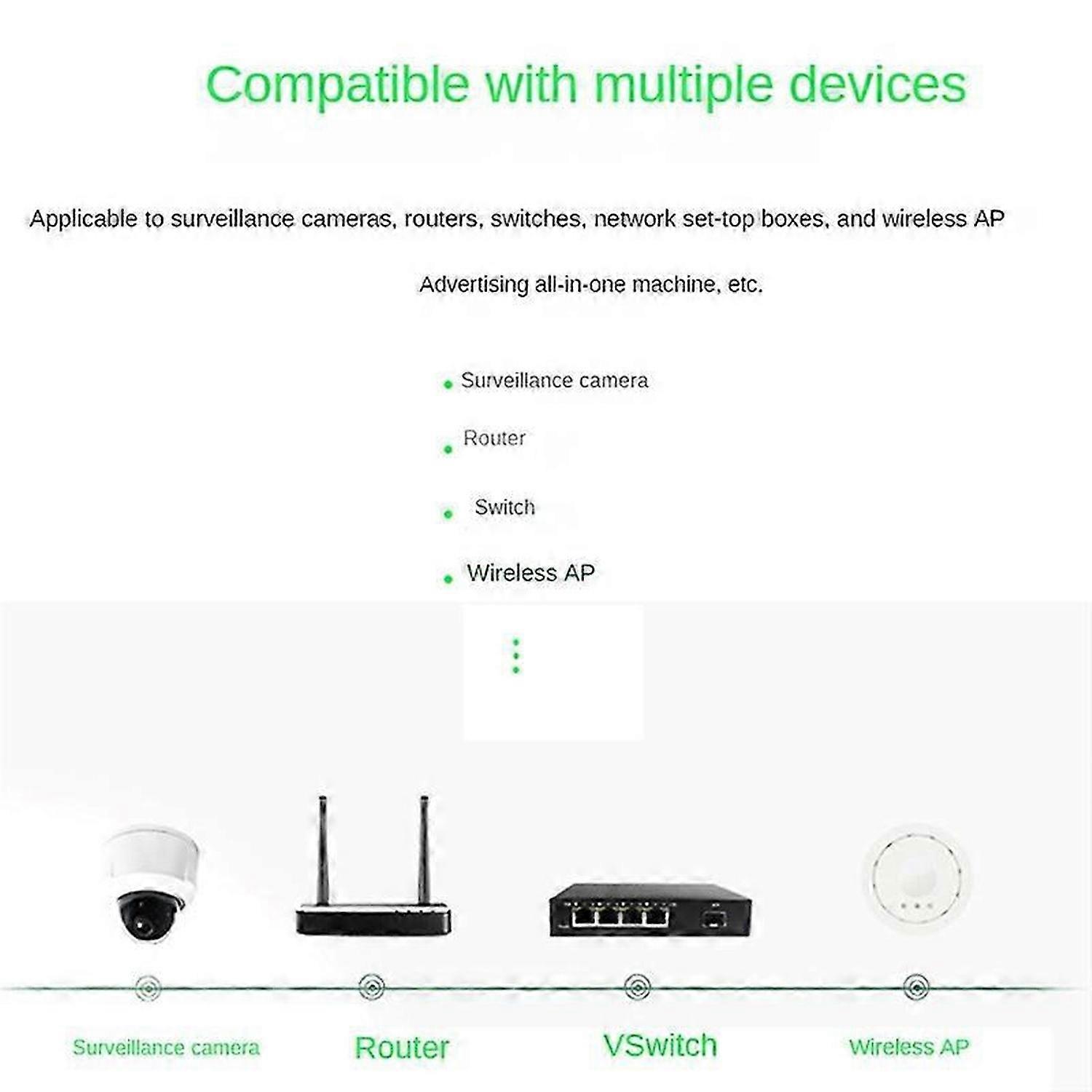 4-Port-Gigabit-POE-Extender 100/1000M Netzwerk-Switch-Extender