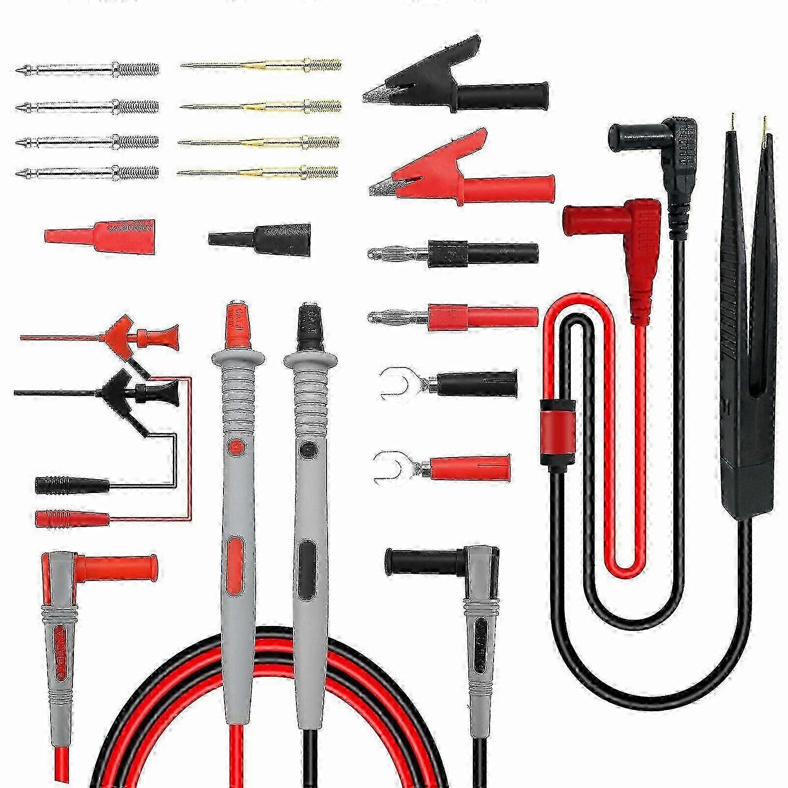 Digital Multimeter Test Lead Kit Fluke Electrical Alligator Clip Probe