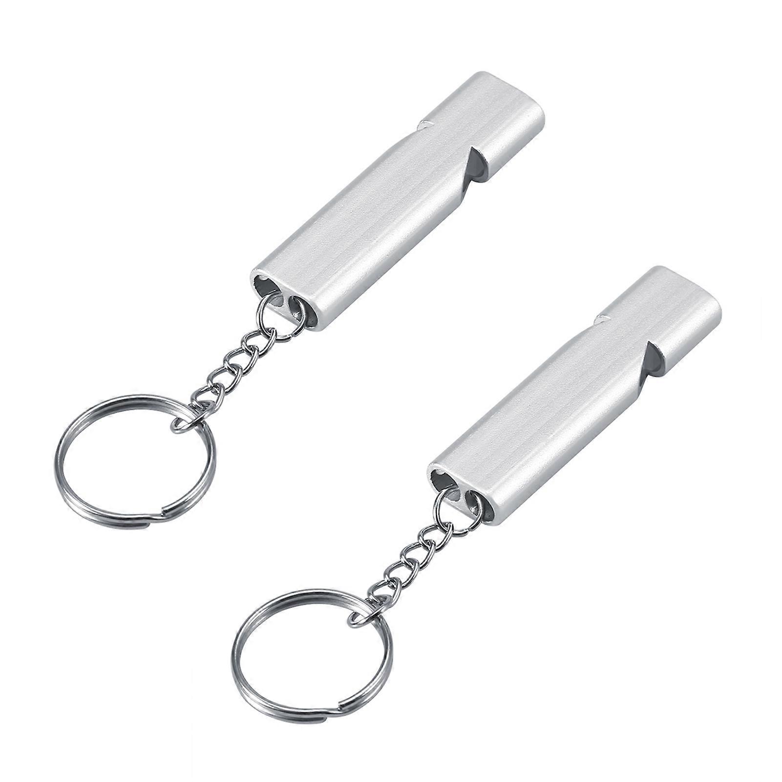 Lot de 2 sifflets de dressage pour perroquet, oiseau, chien, jouet de dressage pour animaux de compagnie, couleur aléatoire