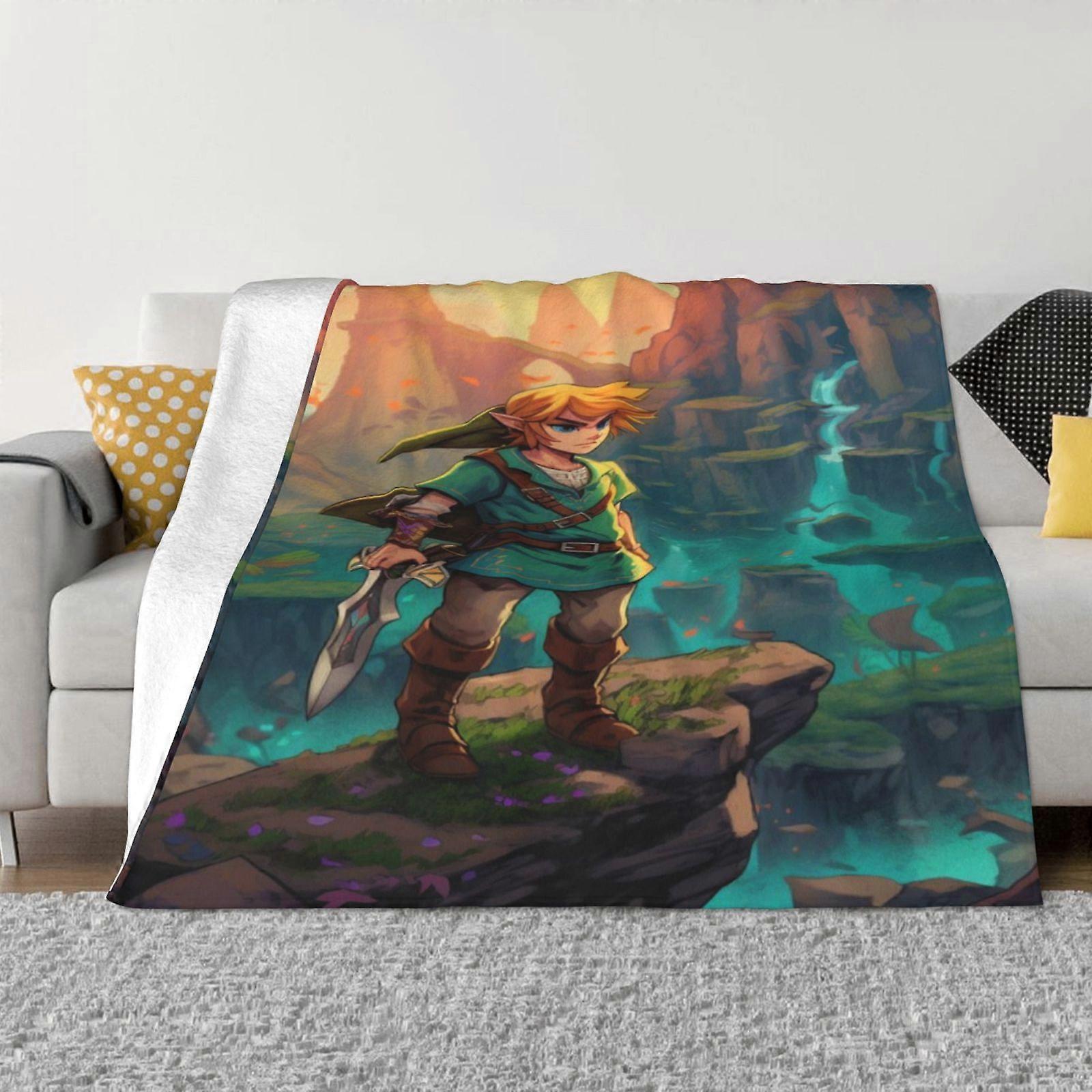 n1400 The Legend of Zelda Blanket Super Soft  Throw Blanket ,Warm Lightweight Plush Blankets ju1400