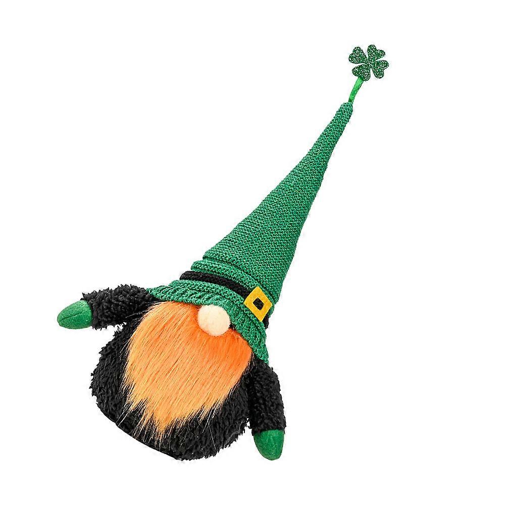 Clover Decor Gnome Doll for Decor Featuring St. Patrick's Day Symbol