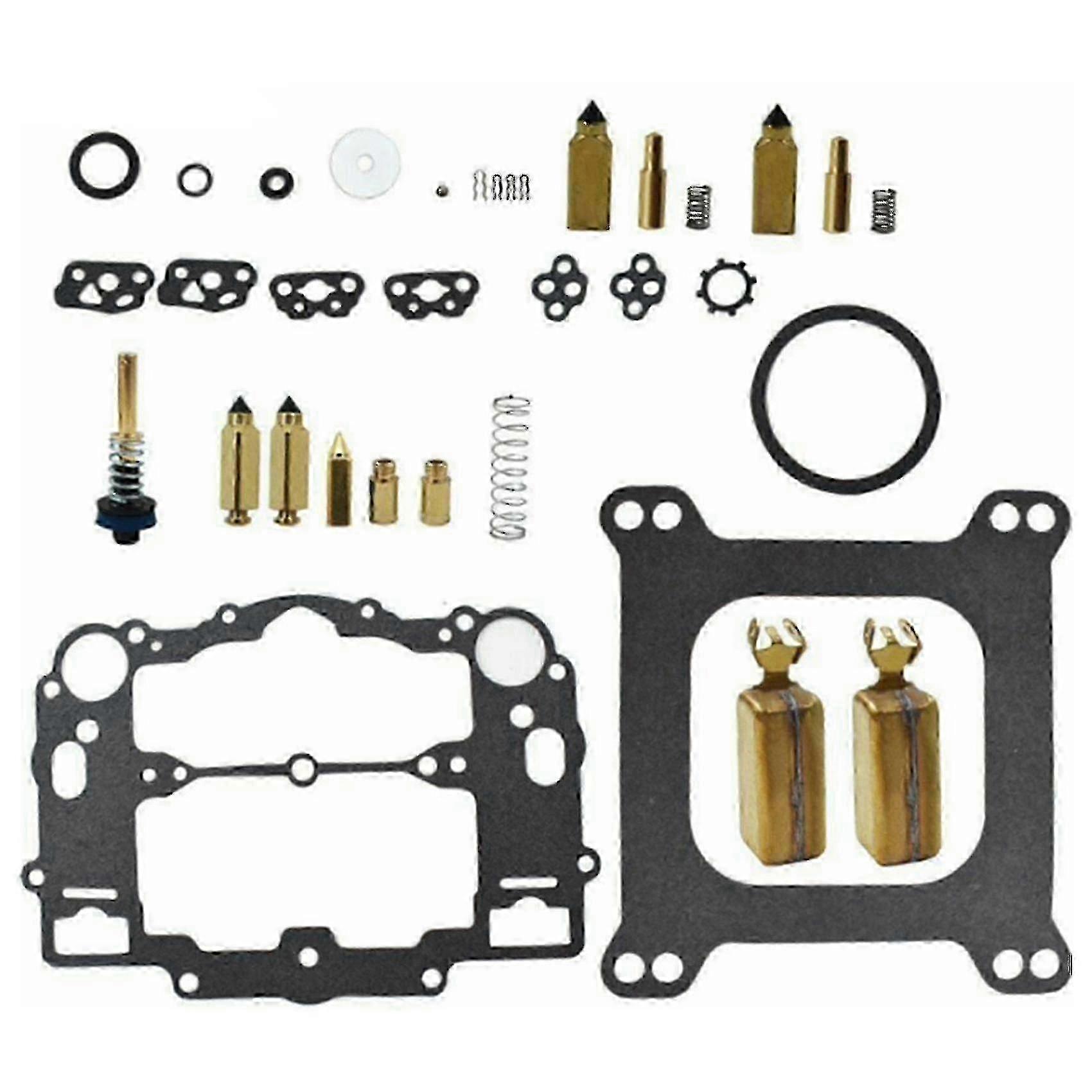 Carburetor Kit For Weber Marine W-4 BBL Mercruiser 809064 With Floats Edition 0923
