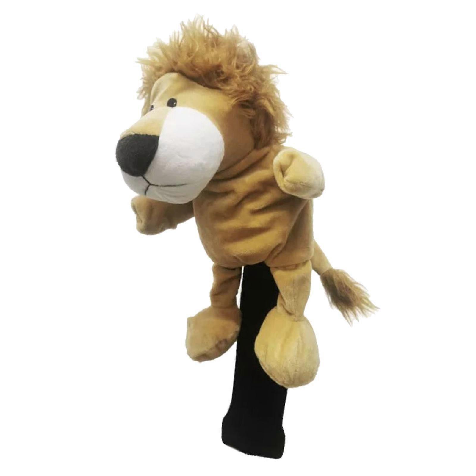 Plush Golf Headcover Wood Driver Head Cover Replacement Protector Sleeve Lion