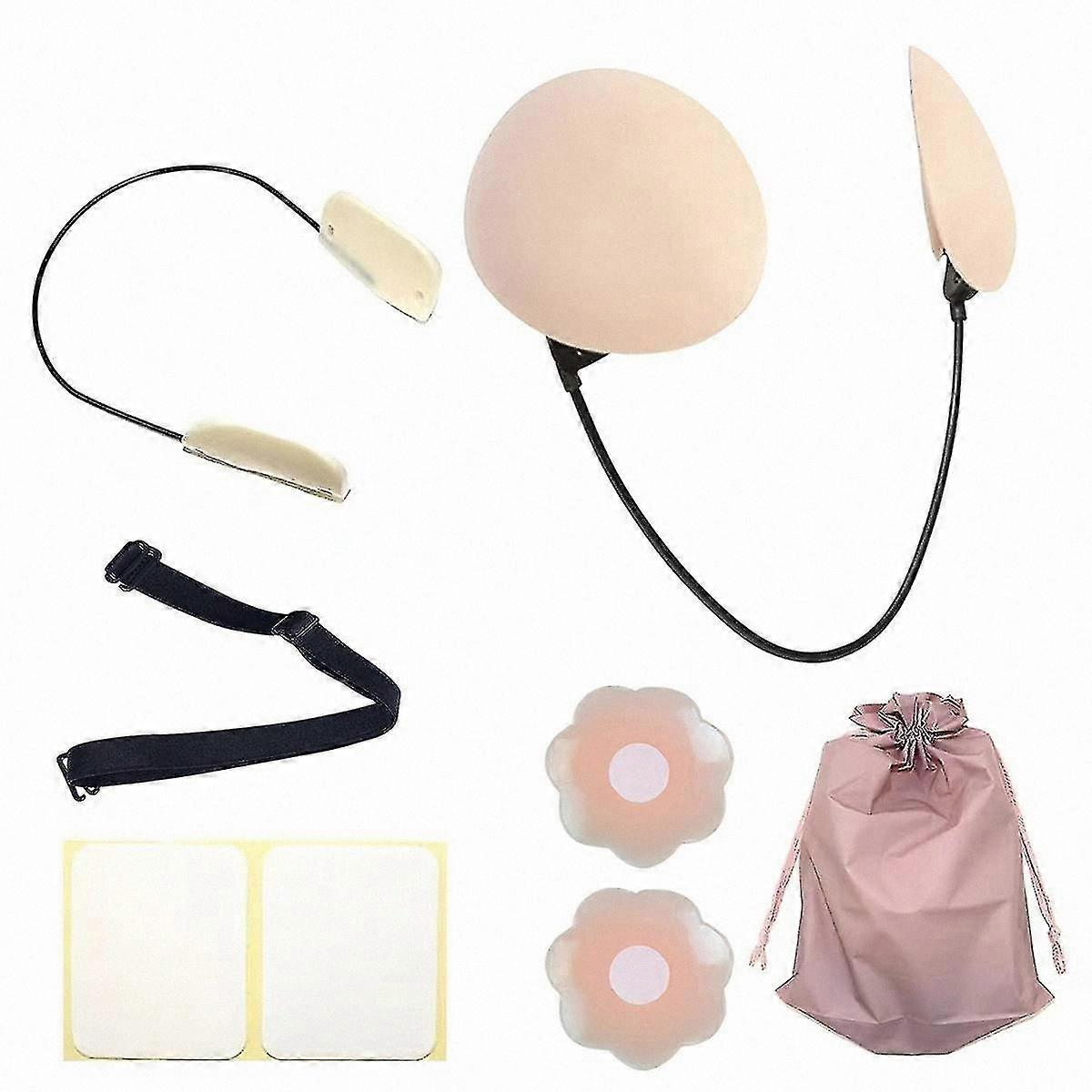 Seamless Push Up Bra Kit for Women - Invisible Deep Plunge Support Solution