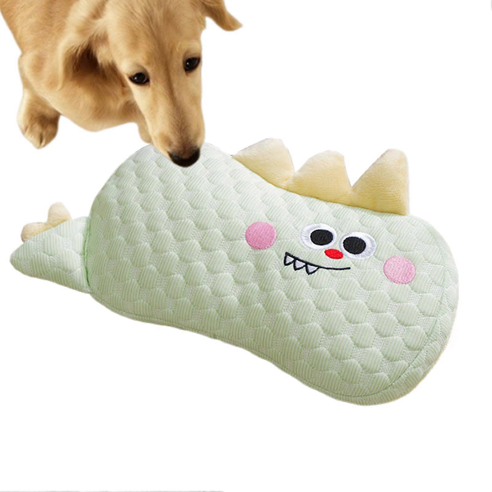 Cat Pillow Small Dog Neck Support Cooling Calming Head Support Soft Bolster For Puppy Kitten Joint Relief Green