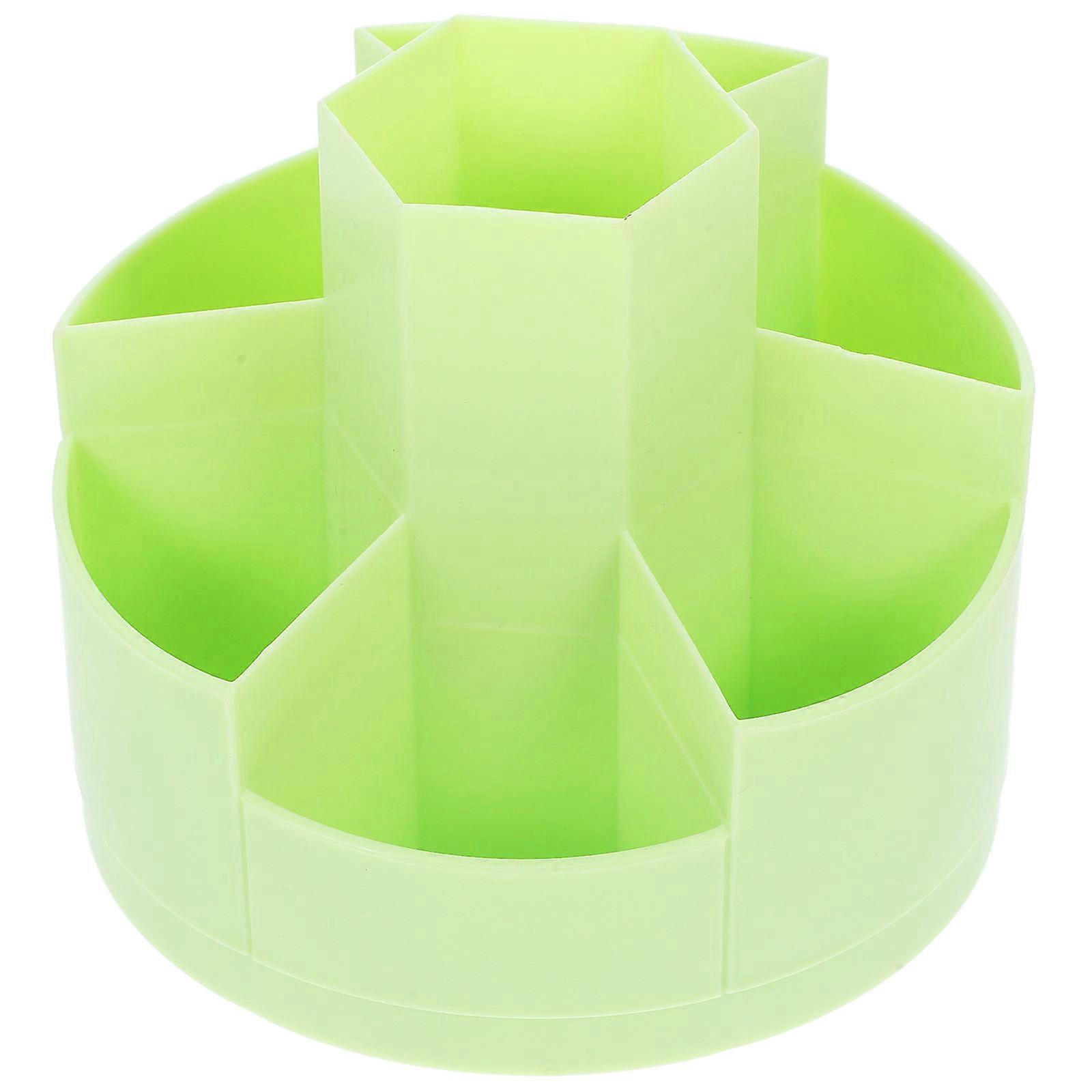 360 Degree Rotation Desk Pen Holder For Stationery Organization With A Square Shape Suitable For Office And Home 5Pcs