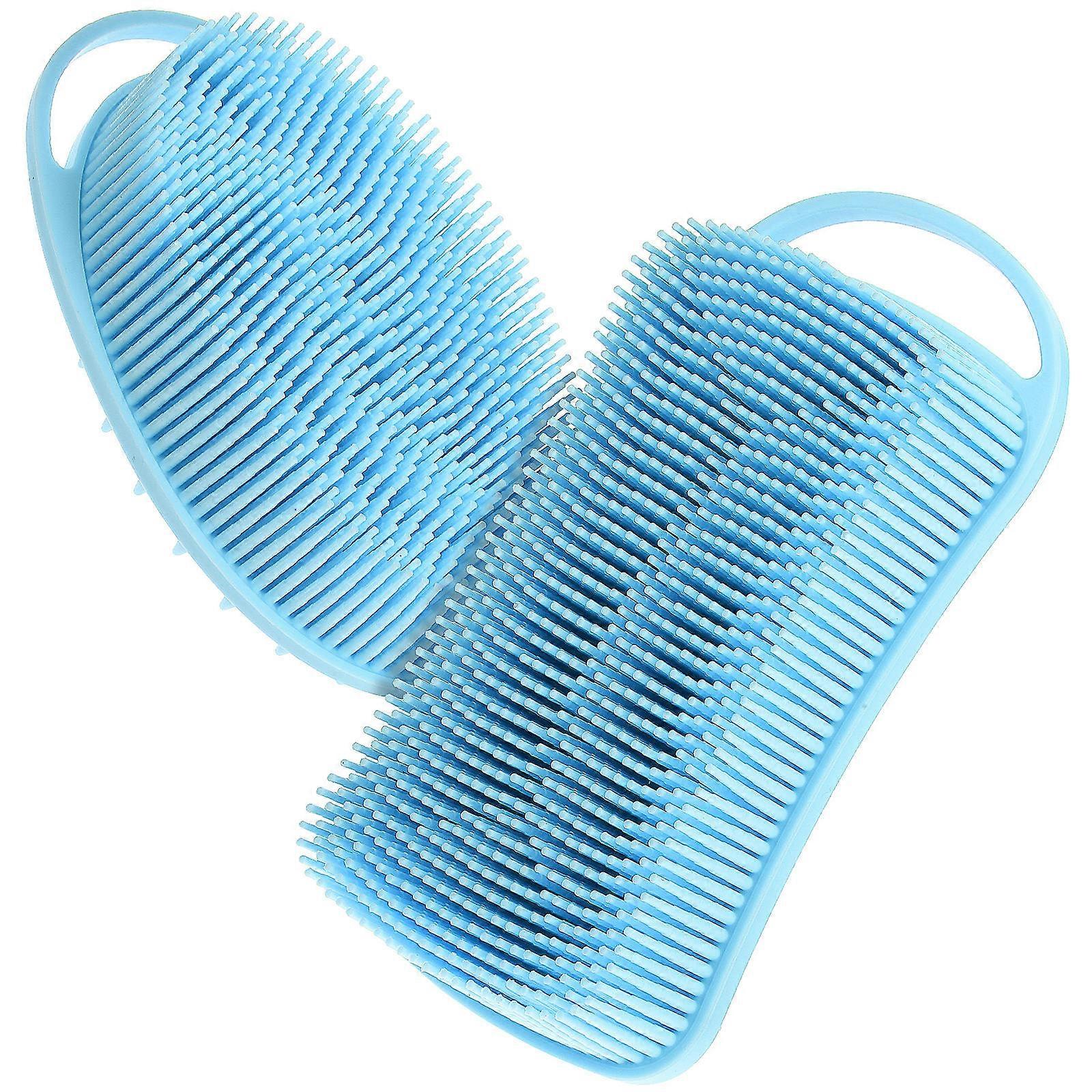 Silicone Shower Scrubber Body Brush for Exfoliating 8Pcs Set