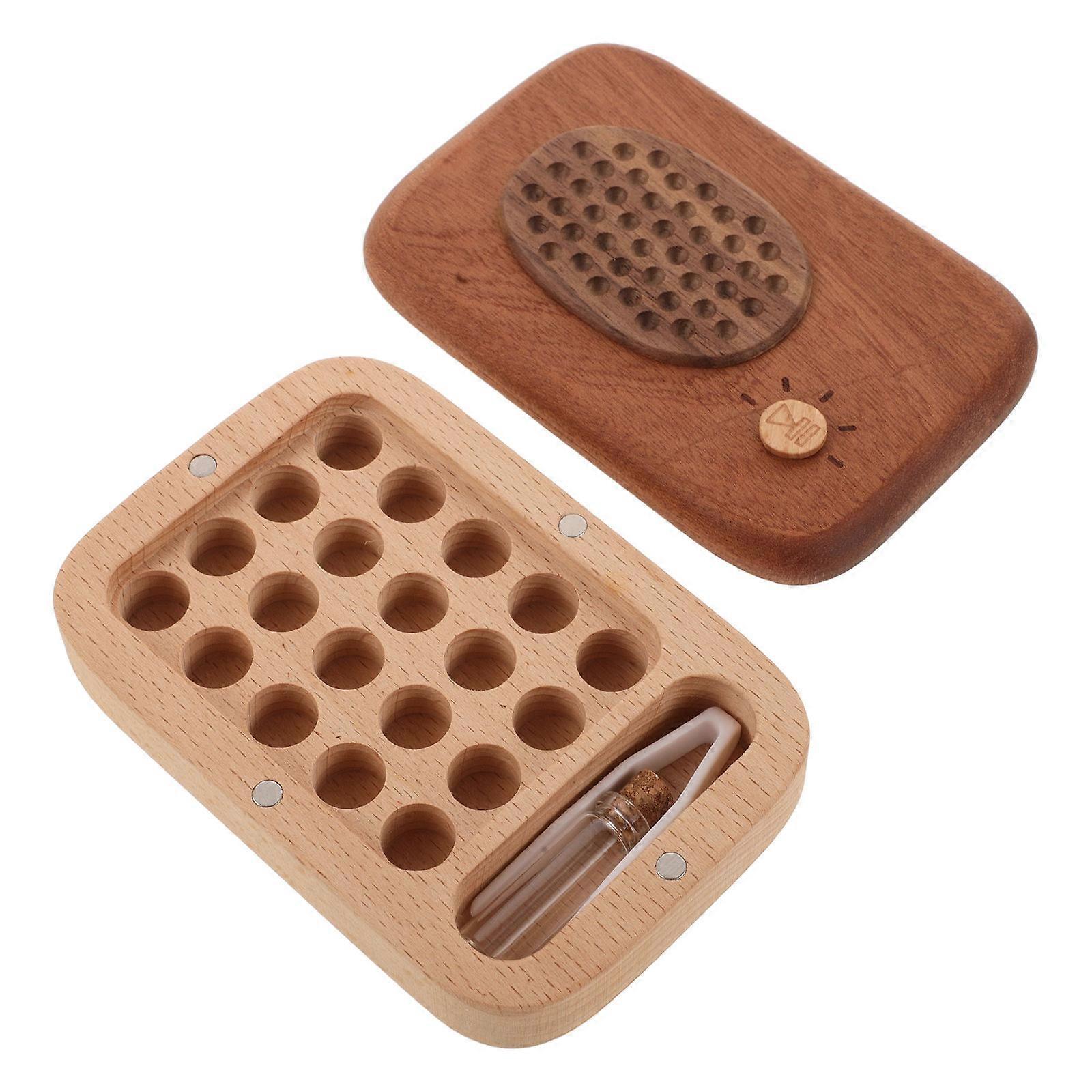 First Tooth Box Wooden Baby Tooth Box for Storage