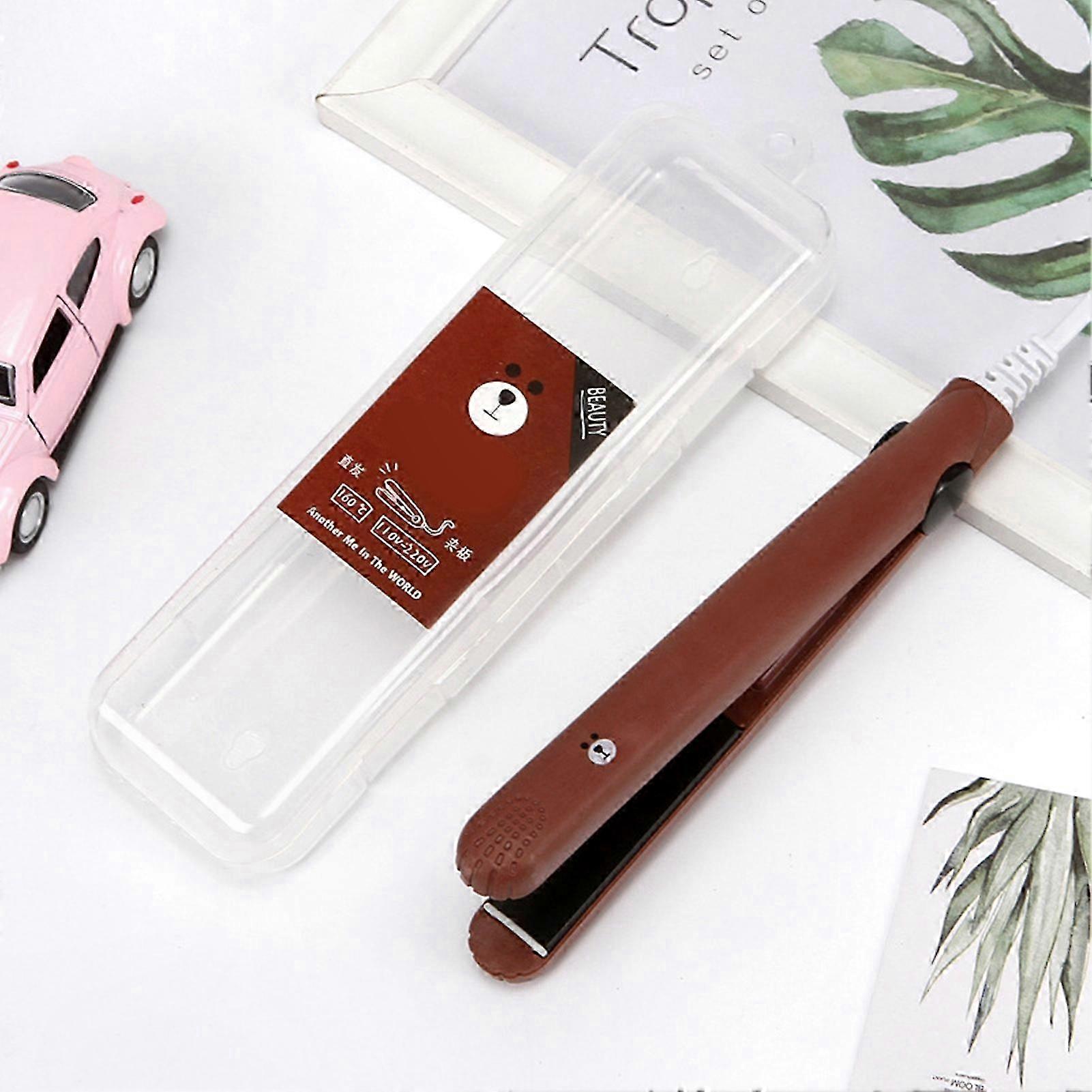 Compact Ceramic Hair Straightener for Students