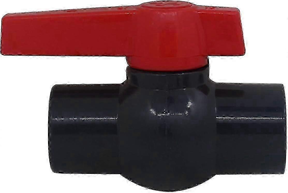 75mm PVC Socket Ball Valve for Pool Water Control System - Spherical Valve with 3/4 Inch Connections