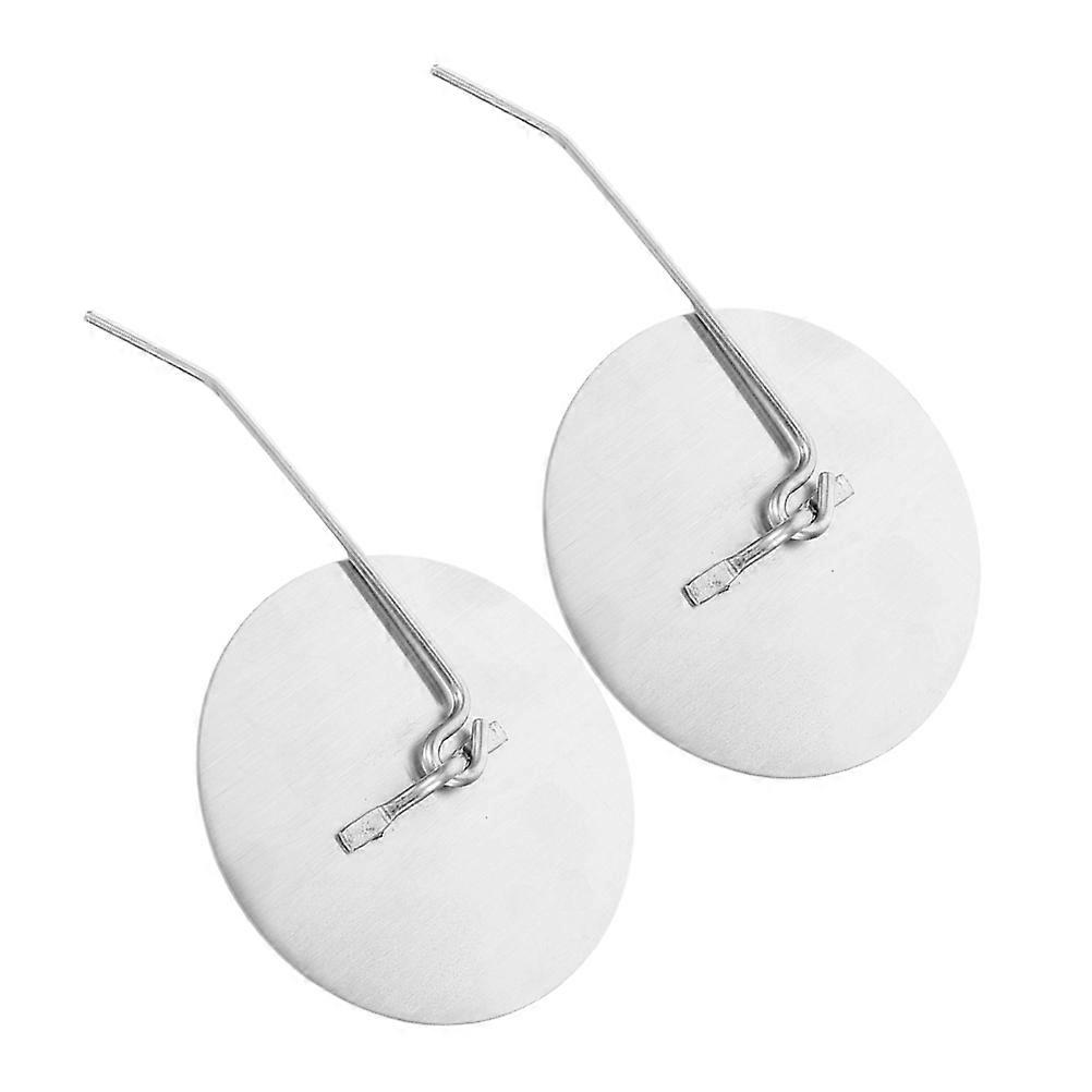 Silver Fire Pit Cover Snuffer for Effective 8Pcs