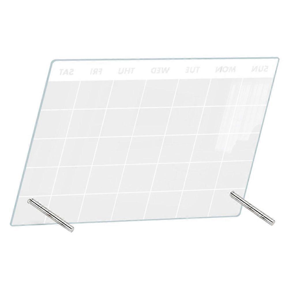 Small Erase Board Practical Design Writing Board Tabletop Accessory 30.00X20.00X0.10CM Writing 1 Set