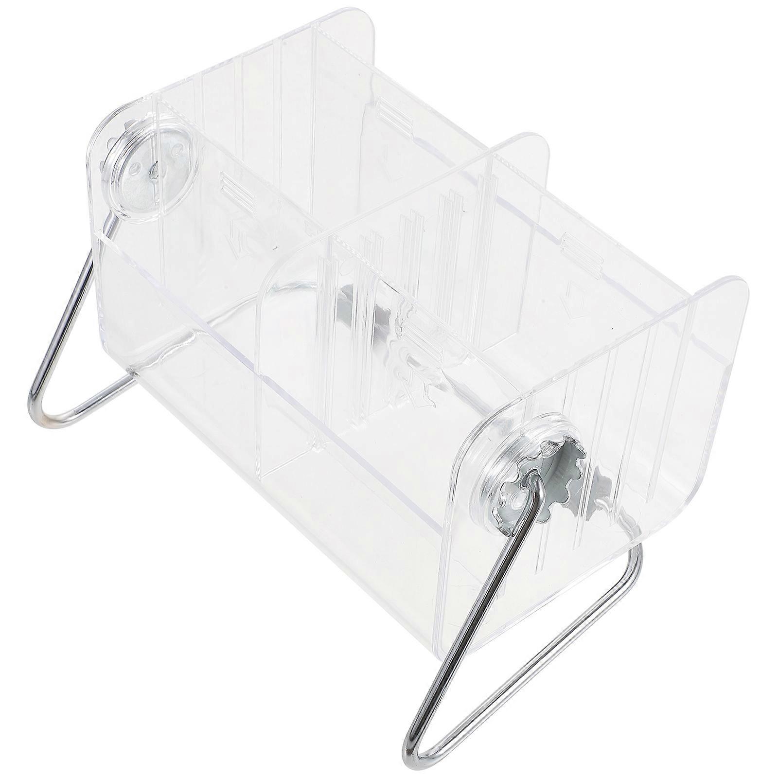 Make Up Organizer Box Acrylic Multi Grids Storage Box for Storage 2Pcs