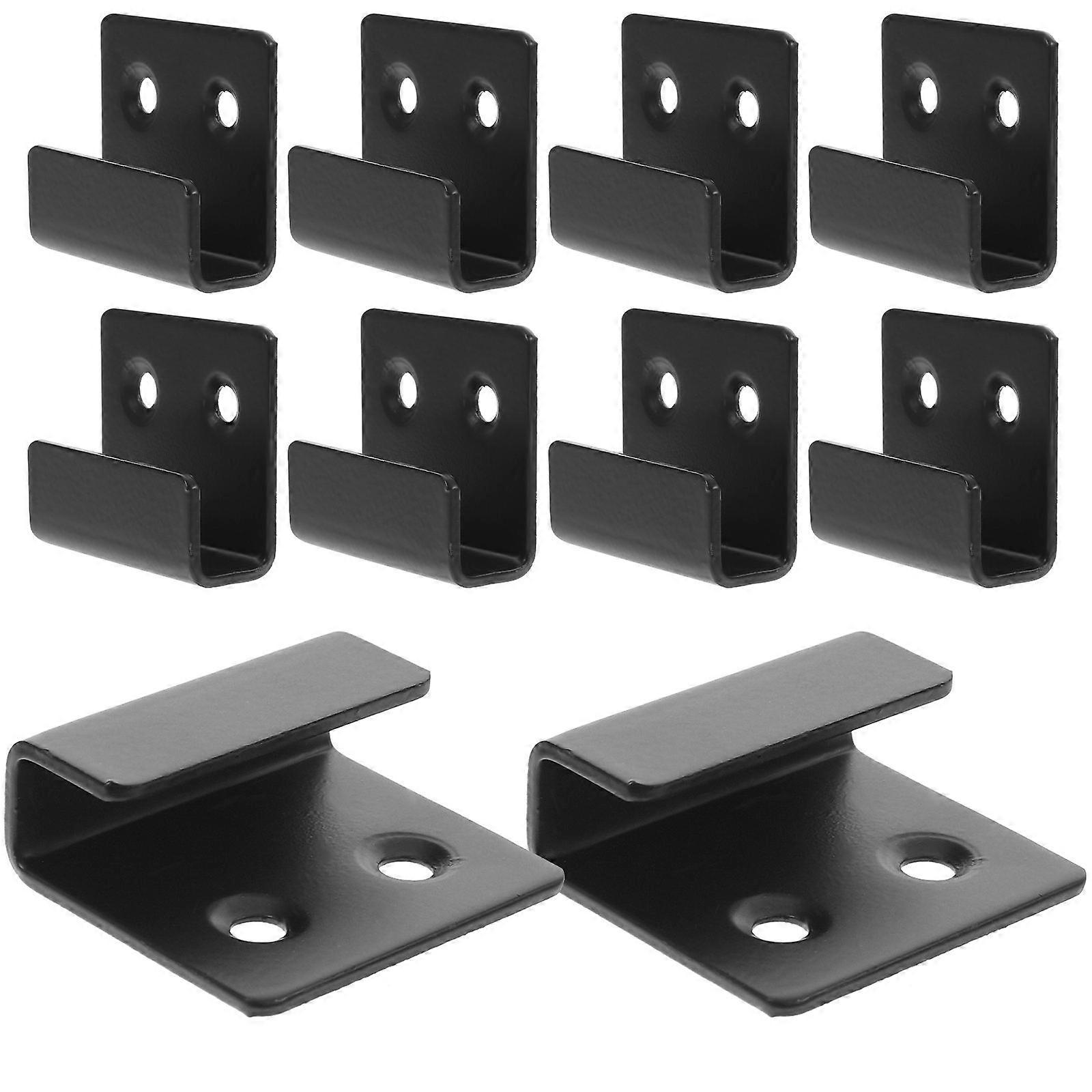 Wall Bracket Tile Hanger for Hanging Ceramic Tile Display 50Pcs Black