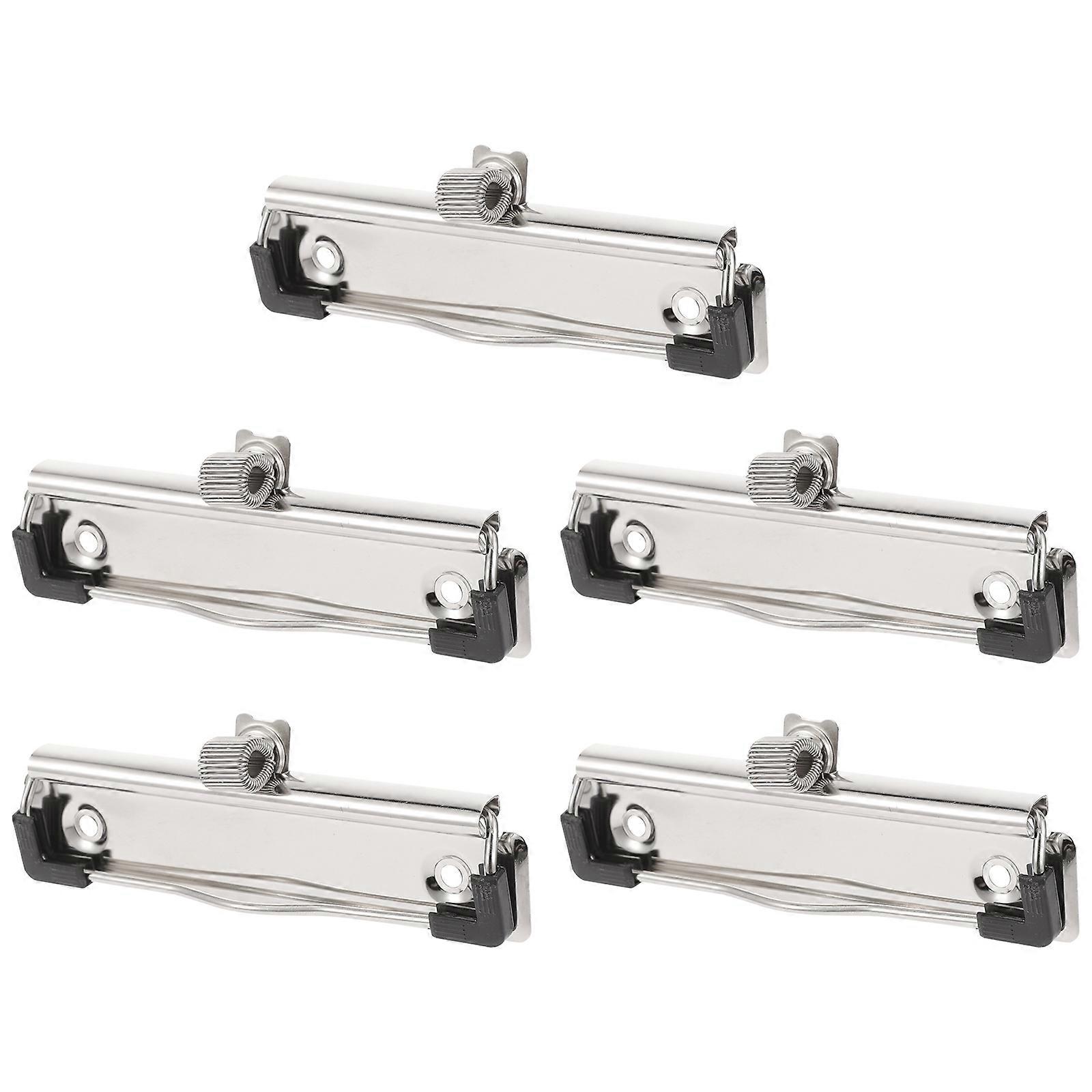 Office Clipboard Clips Metal Mountable Clips for 25Pcs