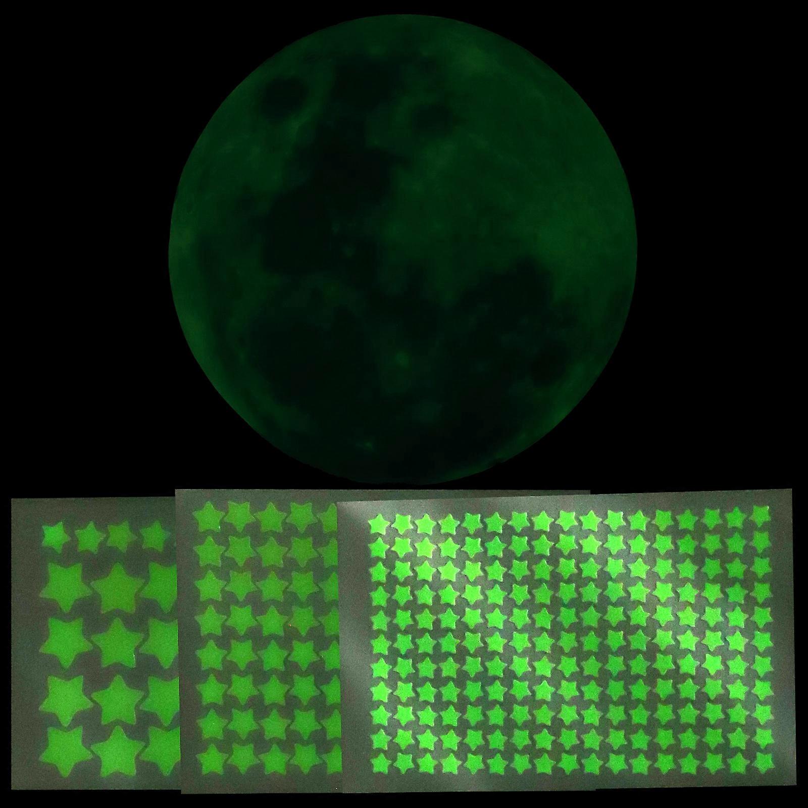 Moon Decals for Decoration 4 Sheets Luminous Stars