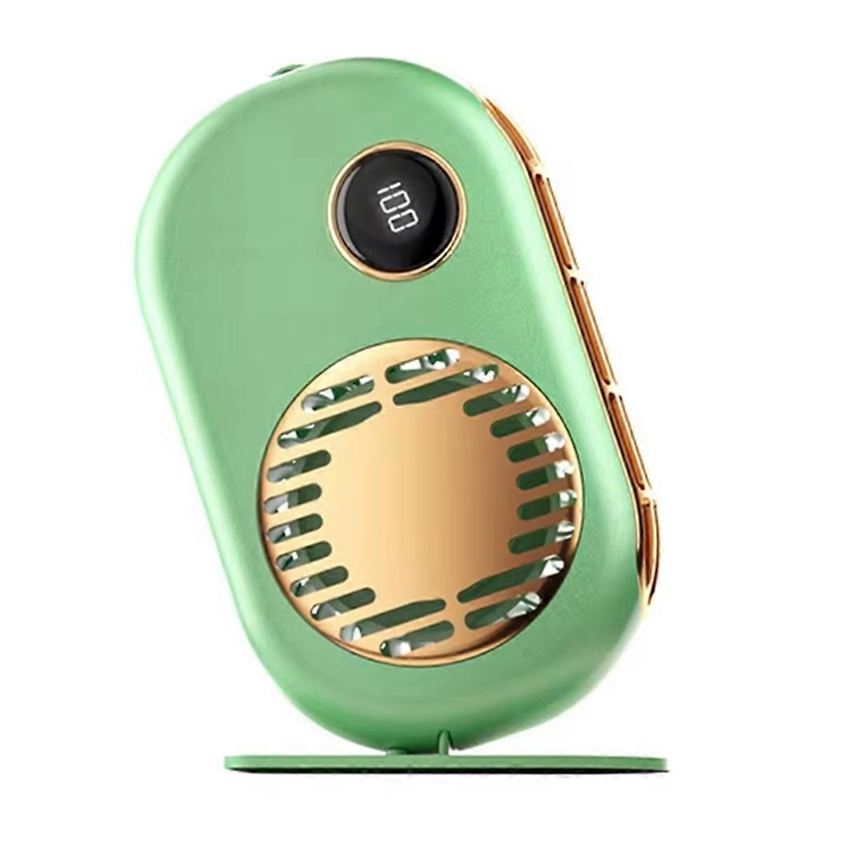 USB Charging Handheld Small Fan with Large Capacity, Digital Display