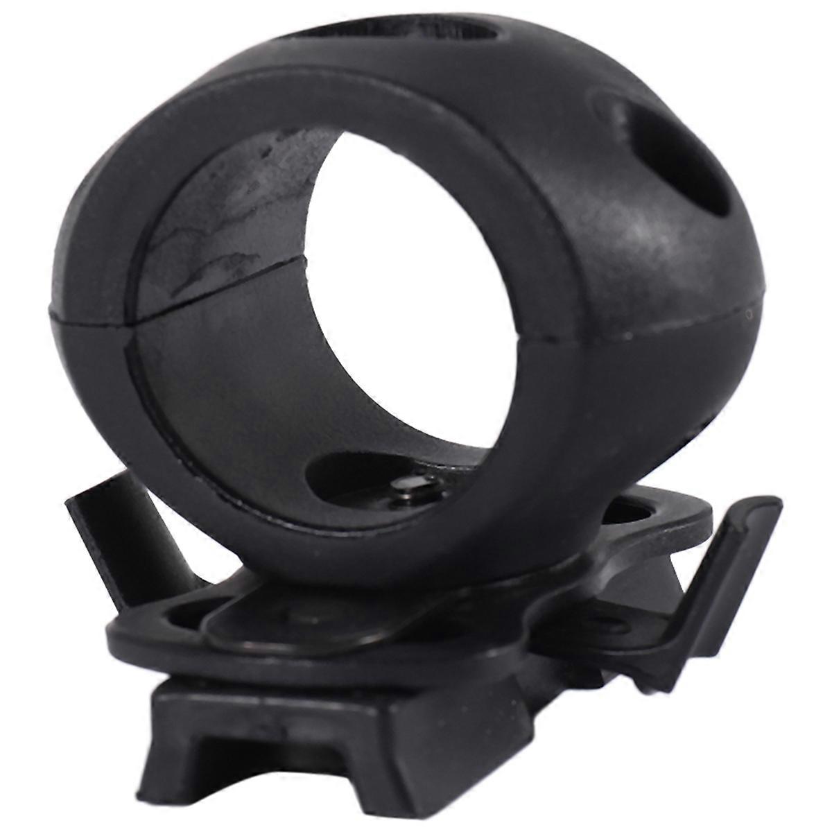 Release Flashlight Clamp Holder for Helmet Universal 2.5cm Black