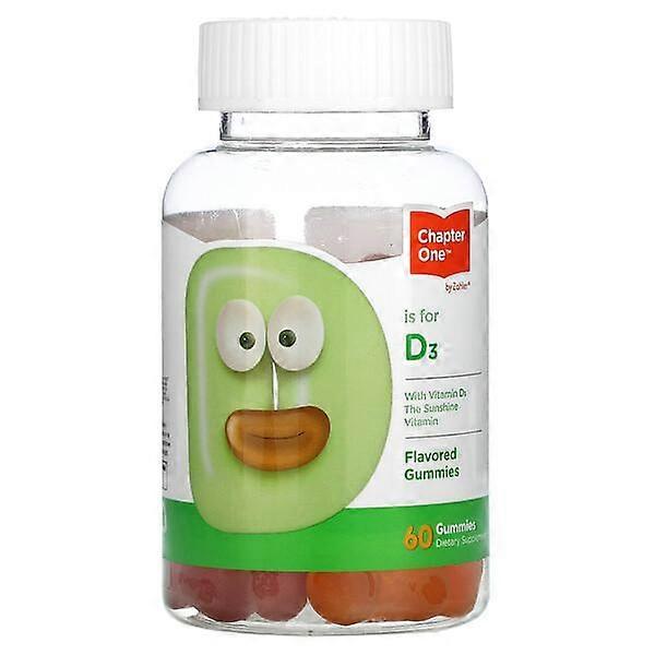Chapter One, Vitamin D3, Flavored, 60 Gummies