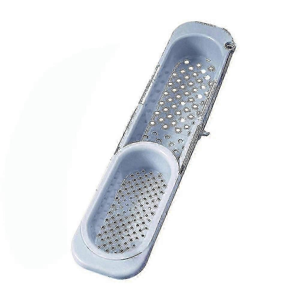 Sink Drain Telescoping Rack, Sink Storage Rack, Telescoping Sink Rack Expandable Storage Drain Basket, Sponge Ball Storage