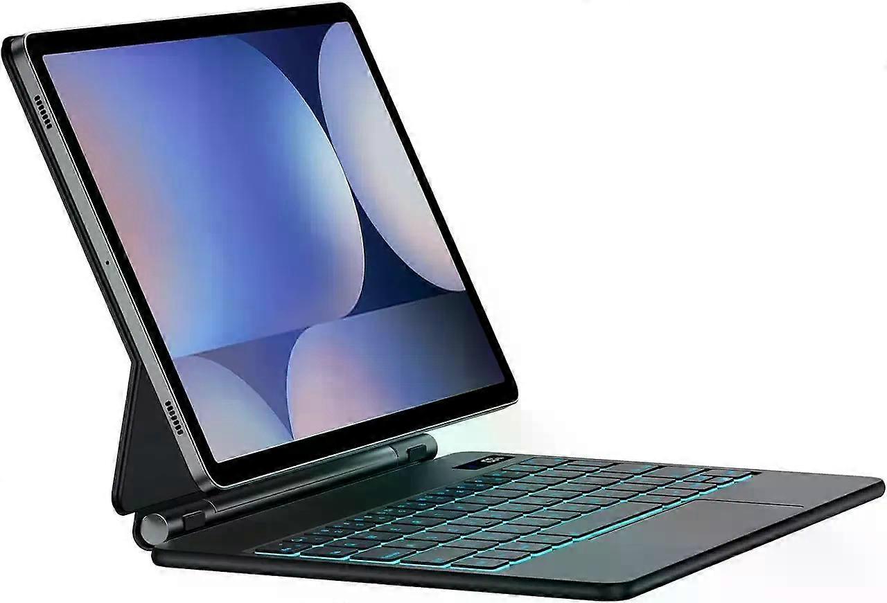 Magic Keyboard Case for Samsung Galaxy Tab S10 Plus/S9 Plus/S9 FE Plus/S8 Plus/S7 Plus/S7 FE 12.4 inch with Floating Magnetic Stand, Backlit, Smart To