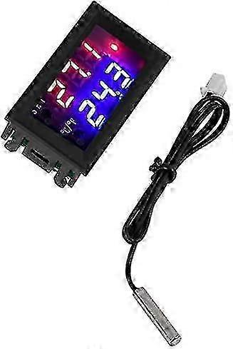 Dc 12v Digital Thermostat All Purpose Controller With Sensor,temperature Measurement Range: - 50 ~