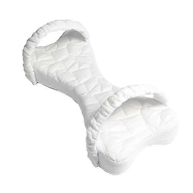Double Heart-shaped Memory Foam Leg Pillows Foam Knee Pillow Leg Support Pillow With Straps For Side Sleepers