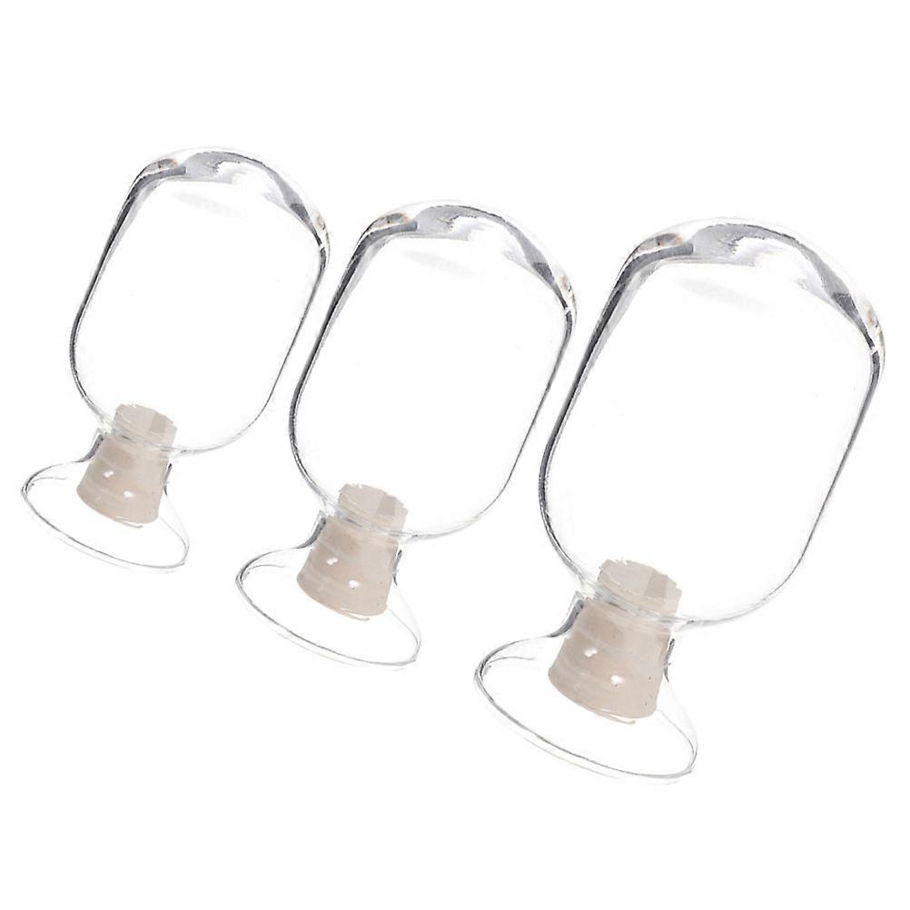 Lot de 15 bocaux d'allumettes ronds transparents, anti-humidité, pour la maison