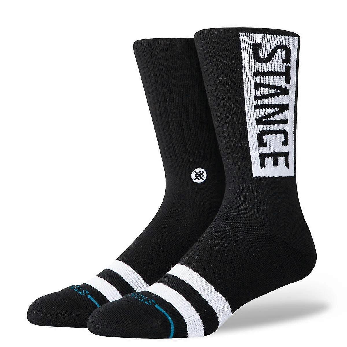 Og Mens Crew Black Socks Stance