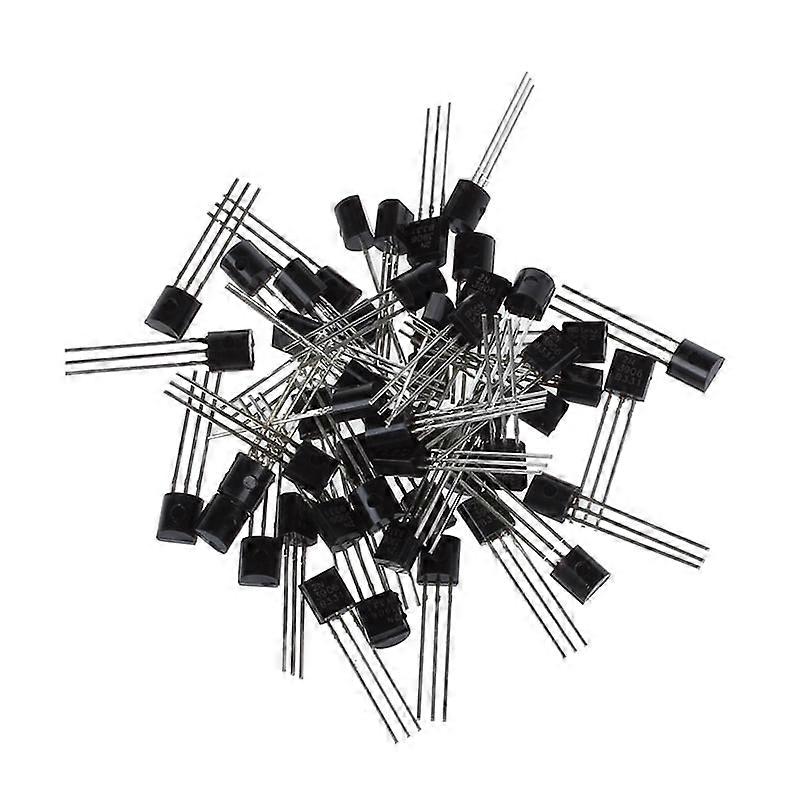 2N3906 3 Pins PNP Bipolar Transistors 50 Pcs
