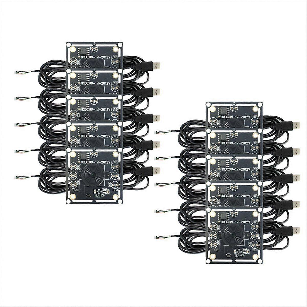10Pcs 100 Degree Camera Module,with 3 Meter Cable for WinXP/7/8/10
