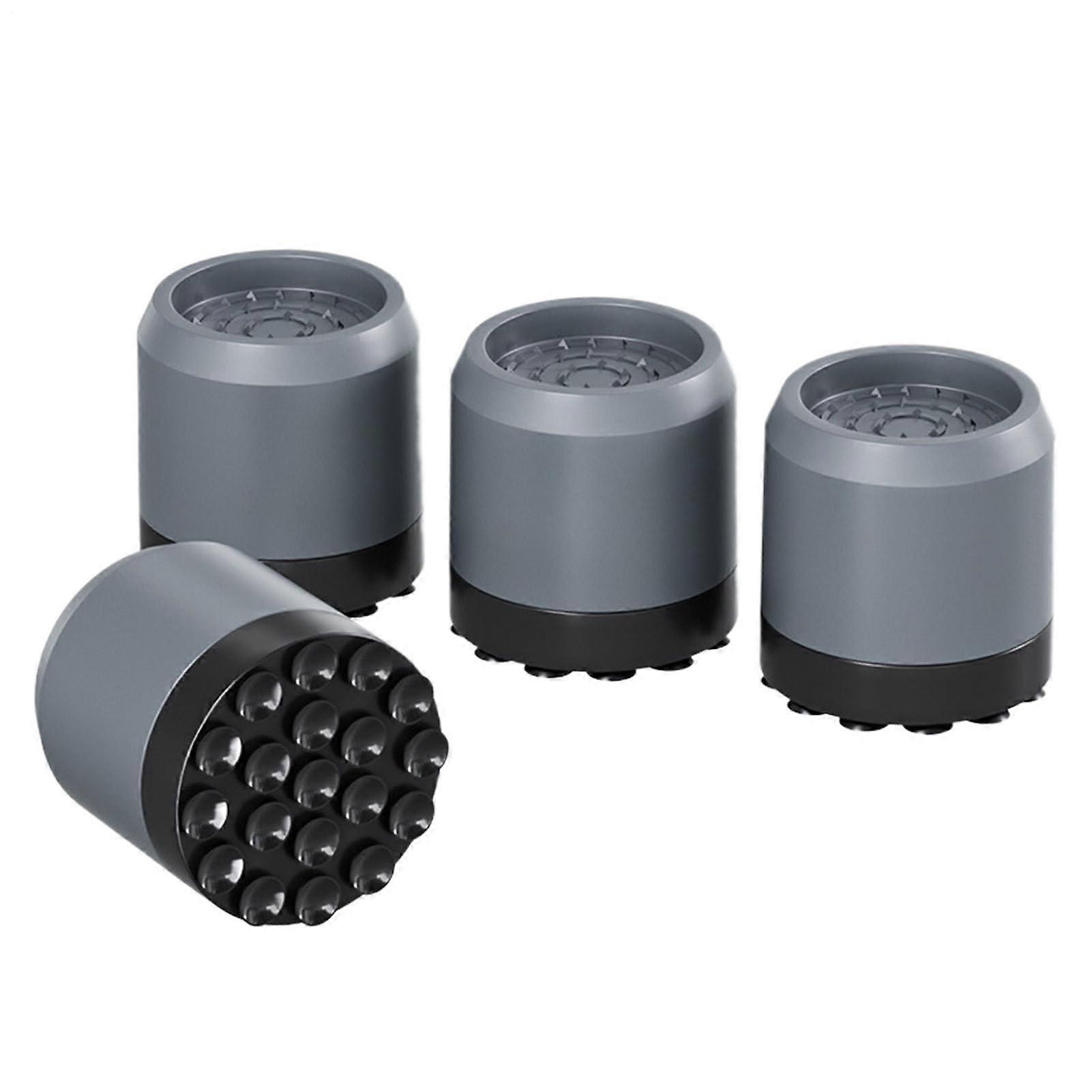 Washing Machine AntiVibration Pads Suction Cup Mat For Refrigerators And Sofa Legs Dark Gray