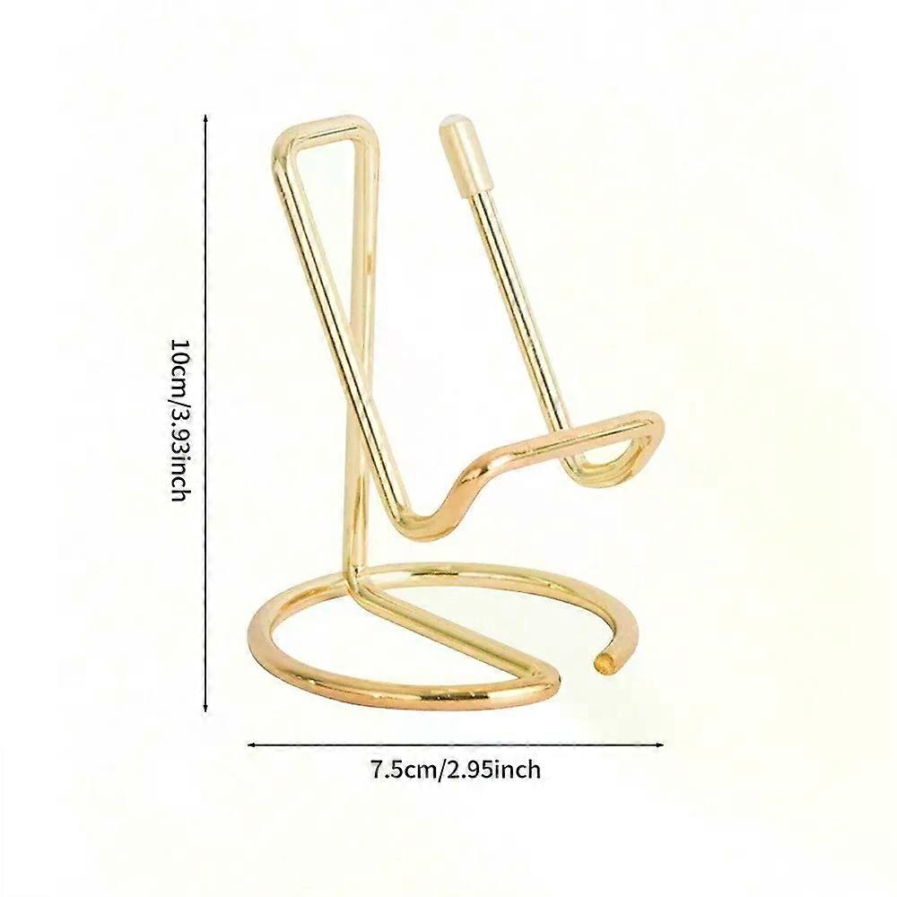 Desktop Phone Holder Simple Metal Business Card Holder Stand Office Desktop Business Name Card Display Organizer