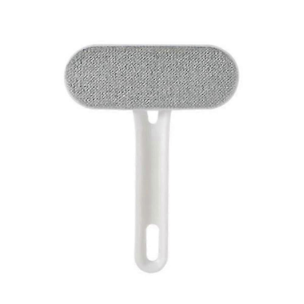 25-26 Dual-Sided Electrostatic Hair Removal Brush with Wool Absorption and Plush Surface