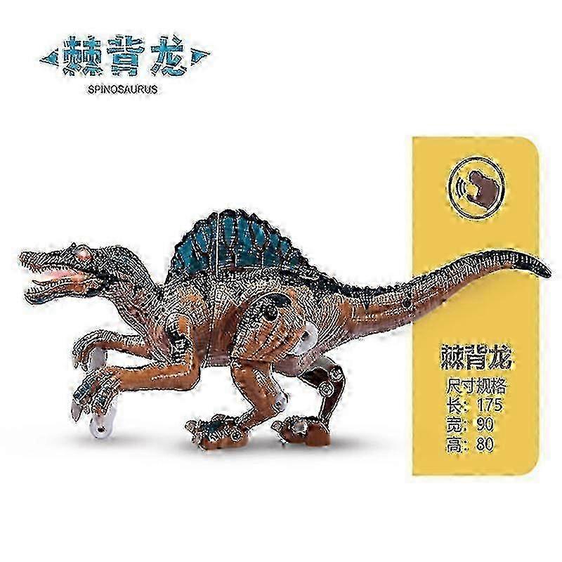 Jurassic Quest Dinosaur Children's Dinosaur Toy Simulation Electric Remote Control Walking Spray Velociraptor miao4