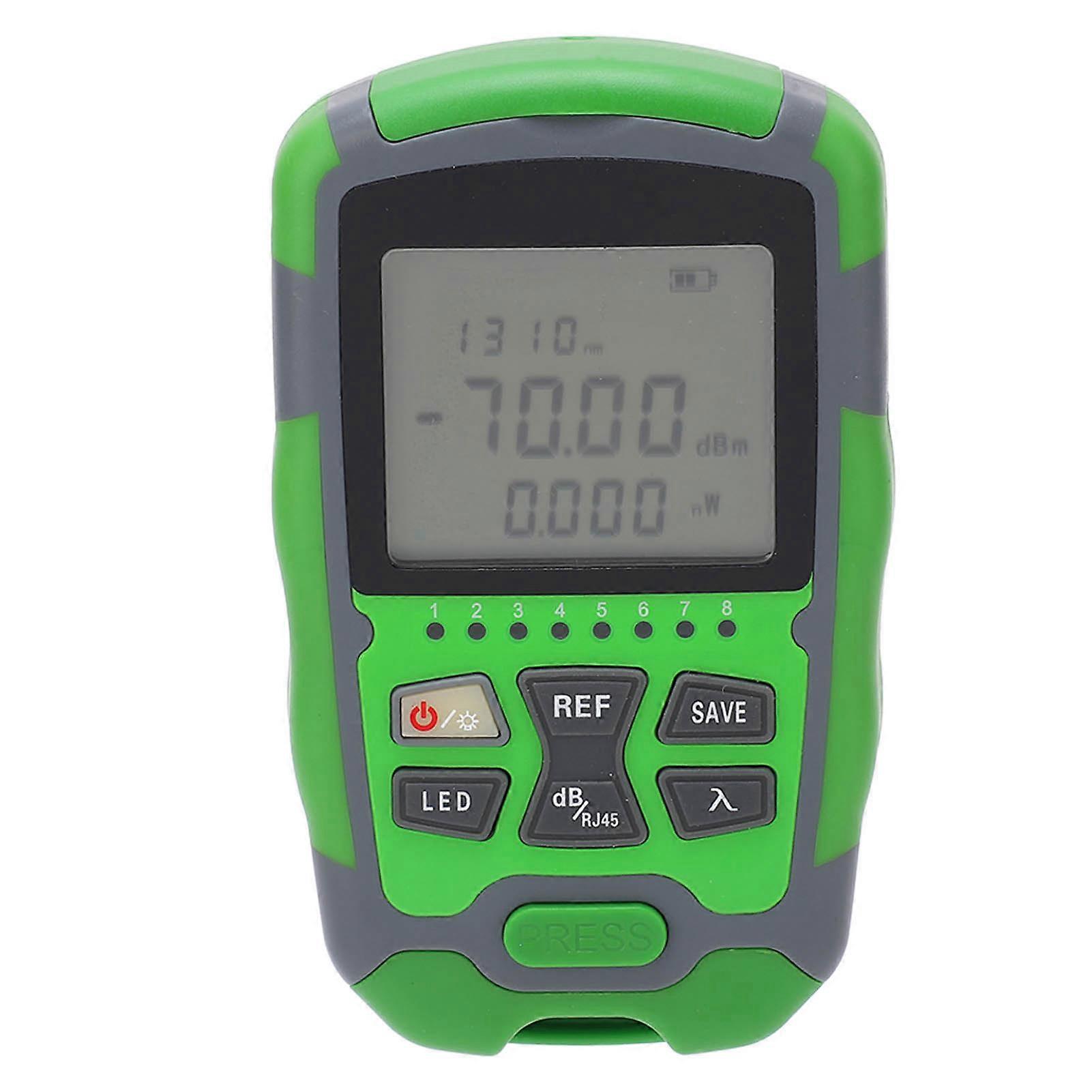 Optical Fiber Power Meter ‑70~+10dbm Digital Display Optic Cable Tester Test Tool
