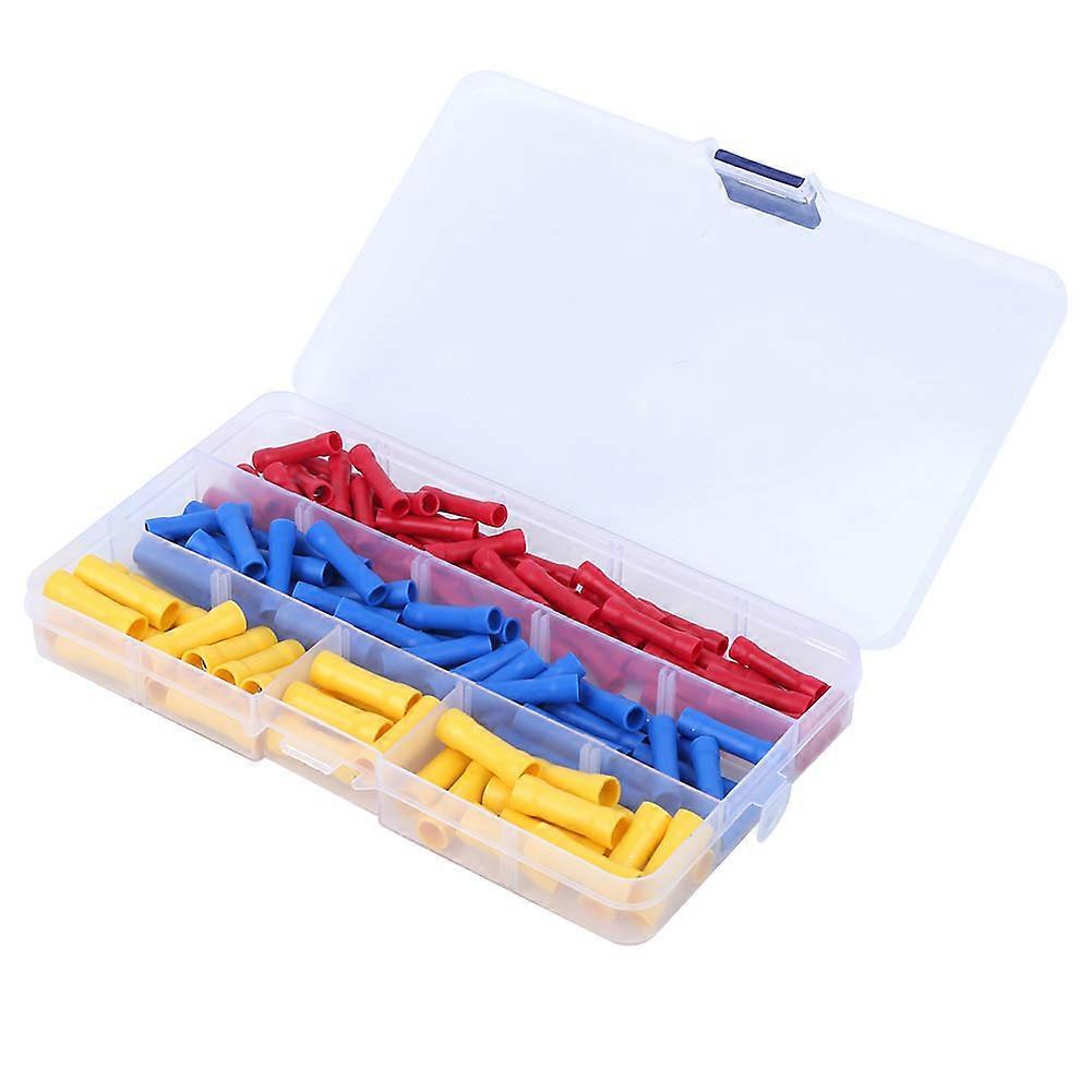 120pcs Electrical Crimp Terminal Assorted Insulated Wire Cable Connector Kit BHT/BNFY/BV1.25