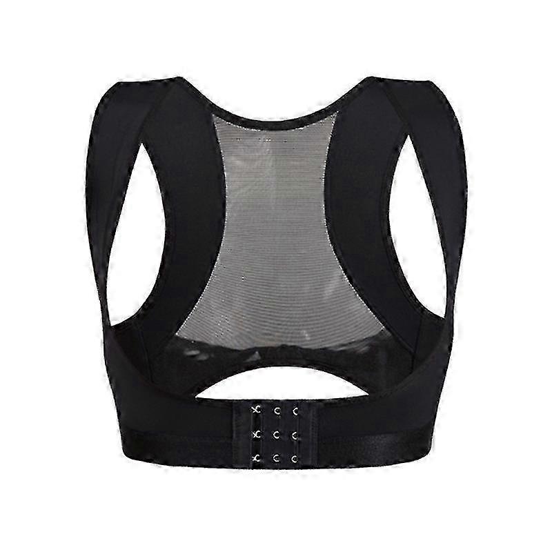 Plus Size Post-Surgery Bra Front Closure Wireless with Back Support & Posture Corrector for Women