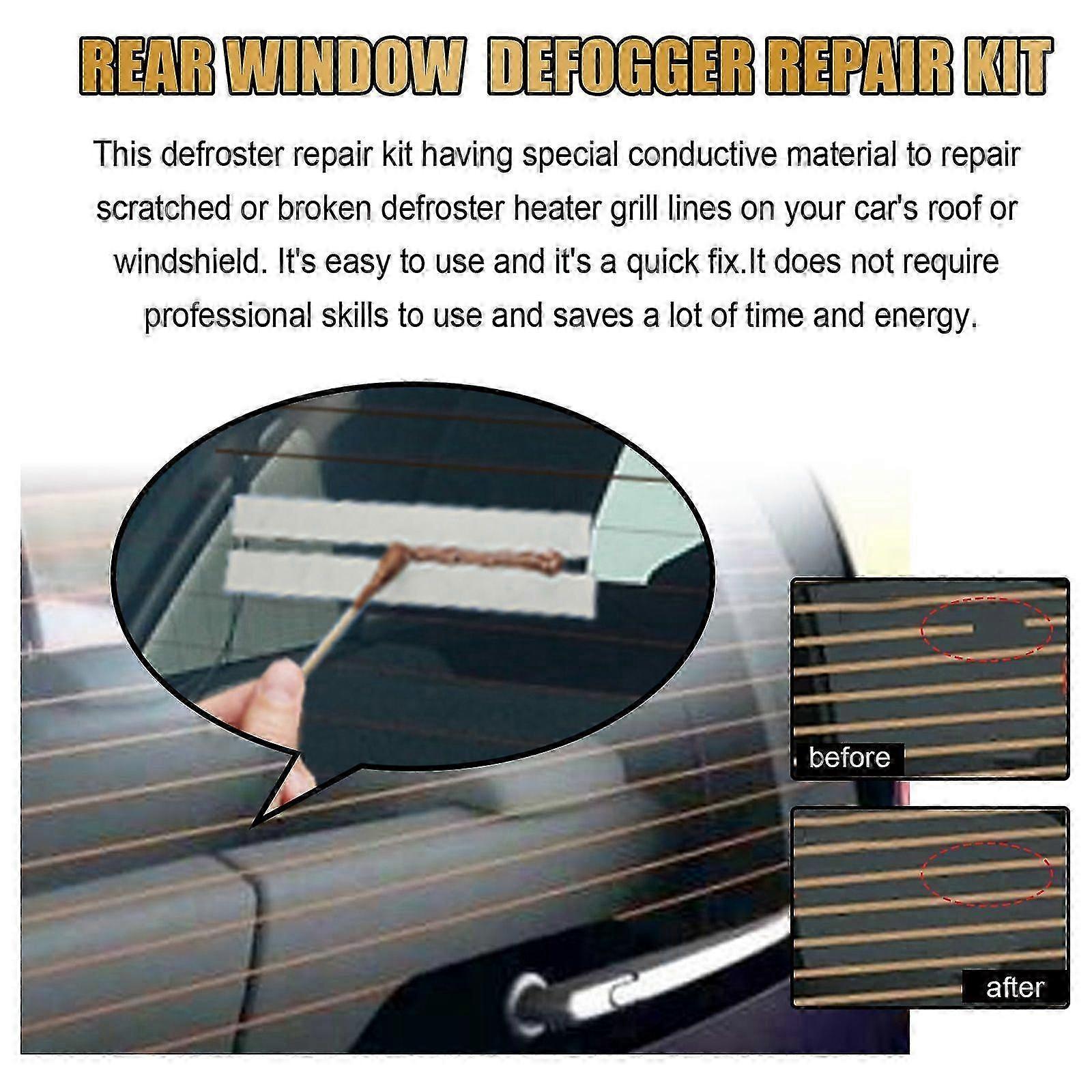 Rear Window Defogger Repair Kit - Quick Fix for Heater Grille Lines, Easy to Use, 1 Set