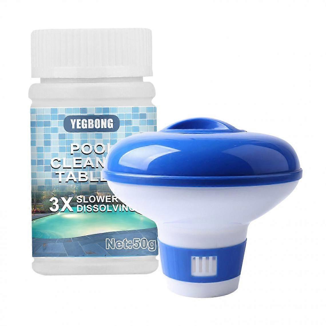 Floating Chlorine Tablets And Dispenser For Pool Tub