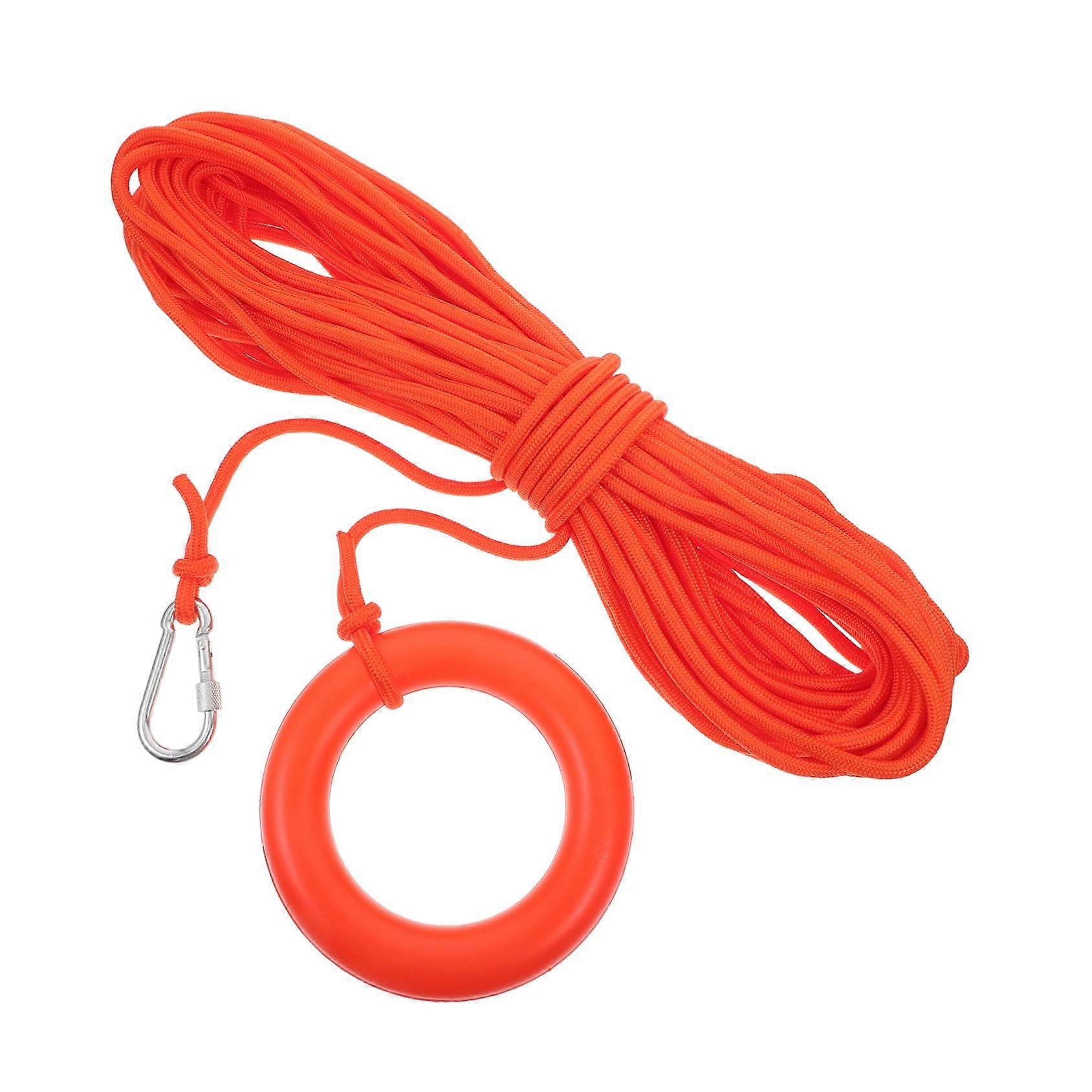 strength Floating Rescue Rope With Hook And Ring For Water Safety In Lakes Rivers Pools Adjustable WearResistant Flotation Device