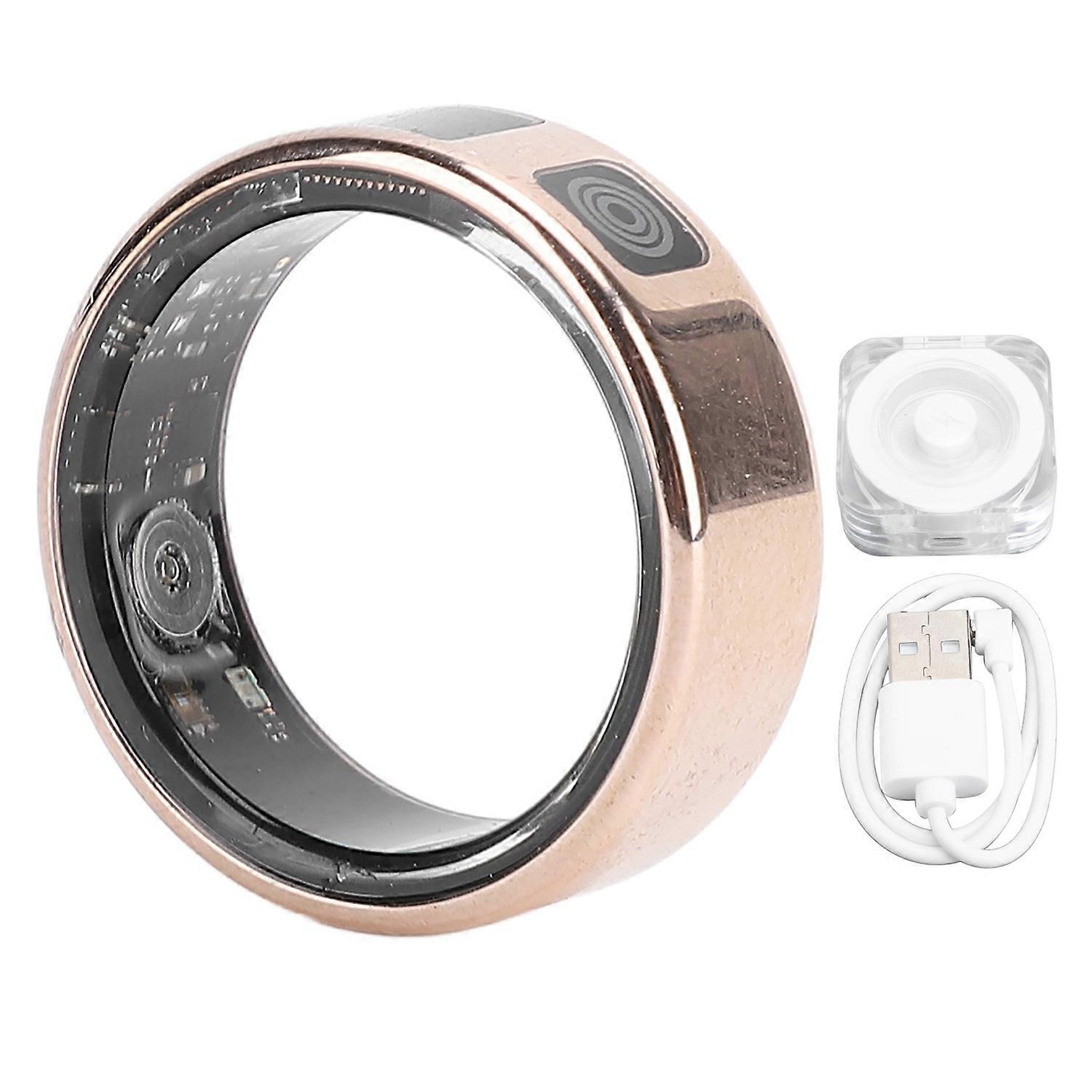 Fitness Tracker Ring with Touch Screen IP68 Water Resistant Gesture Control Video Page Turner Multip