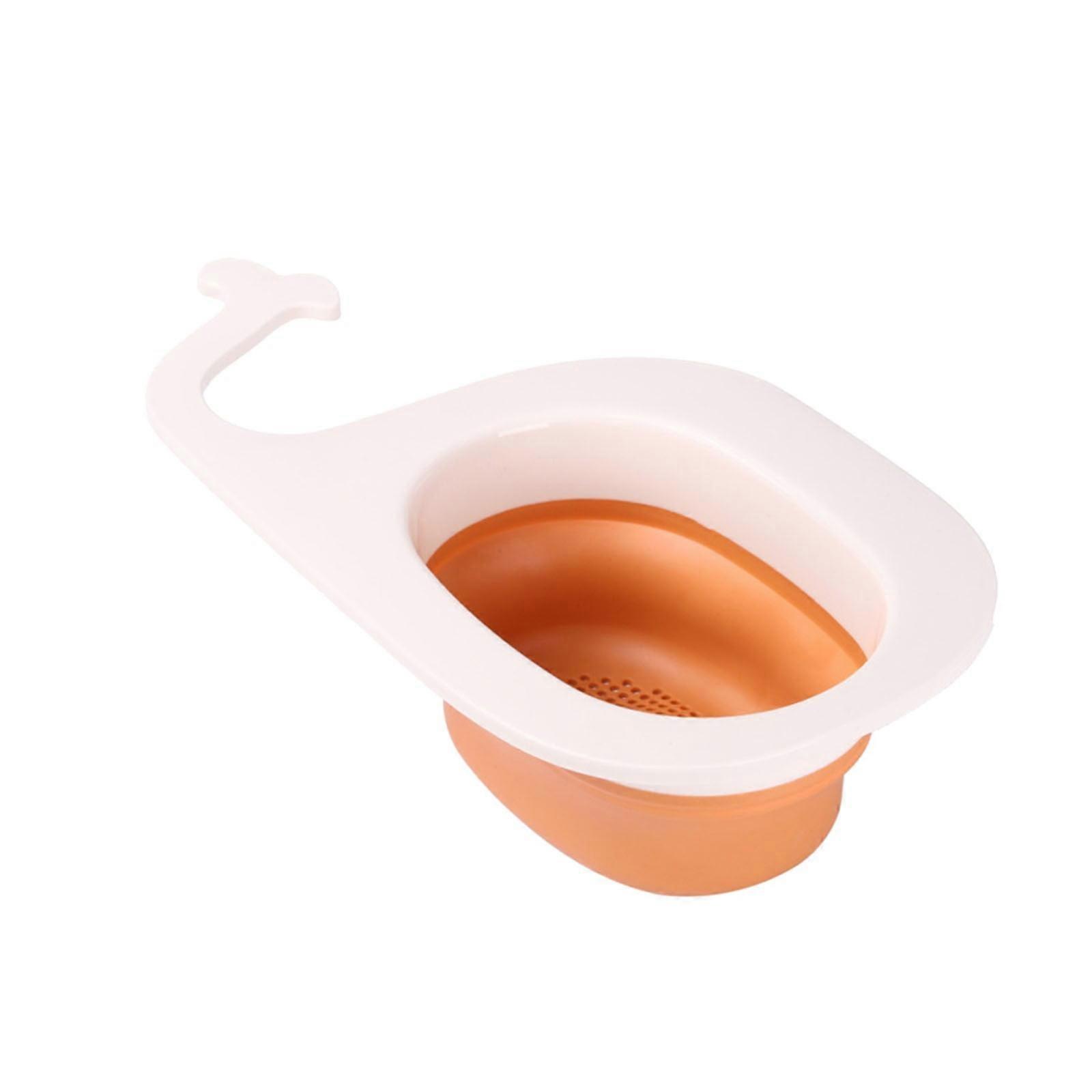 Kitchen Water Channel Drain Set Multimedia Functional Foldable Cetacean Shaped Mesh Filter Water Channel Corner Filter