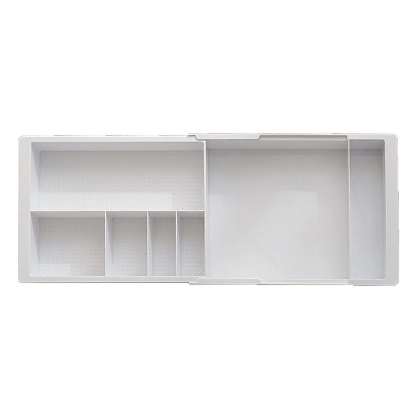 Efficient Plastic Drawer Organiser With Multiple Compartments For Home Office Storage Desktop Accessories Multicolor