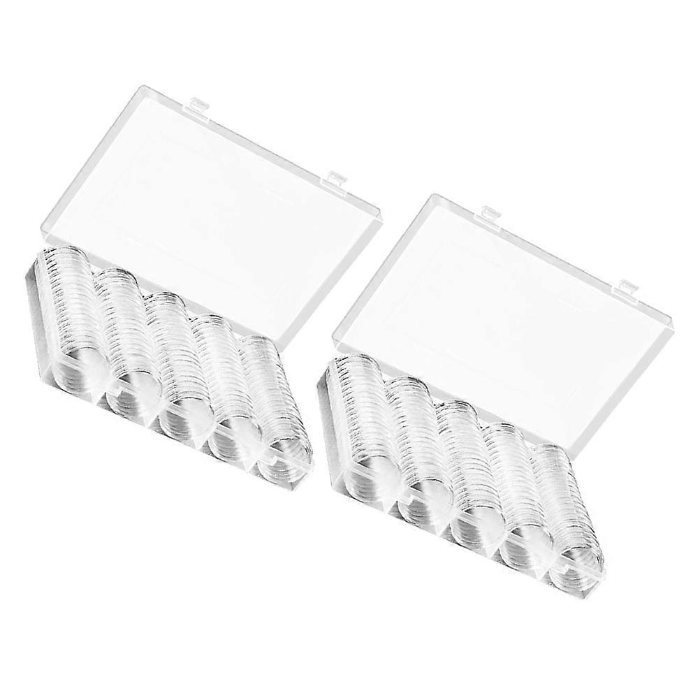 Dollar Coin Organizer for Storage 2Sets 30Mm Coin Capsule Protector Box