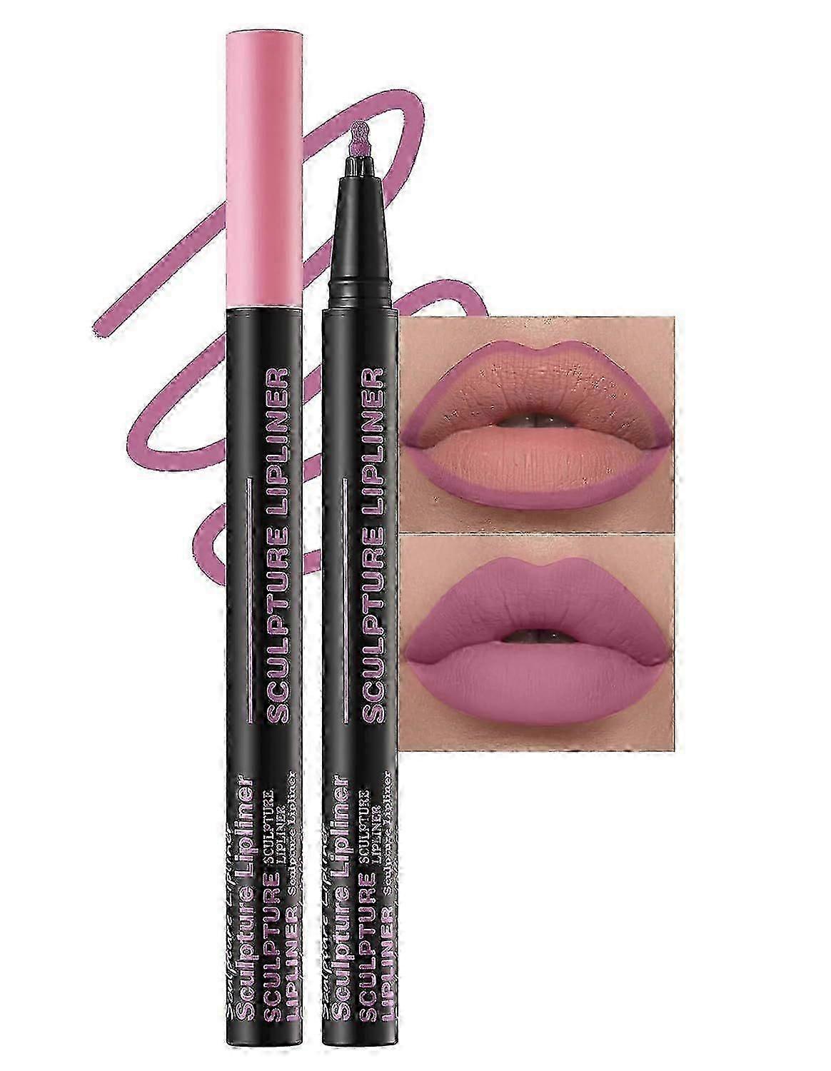 Vanntett leppeforing, langvarig leppeforing-tatovering, høypigmentert leppekonturstift, permanent glatt leppeblyant, naturlig leppestift