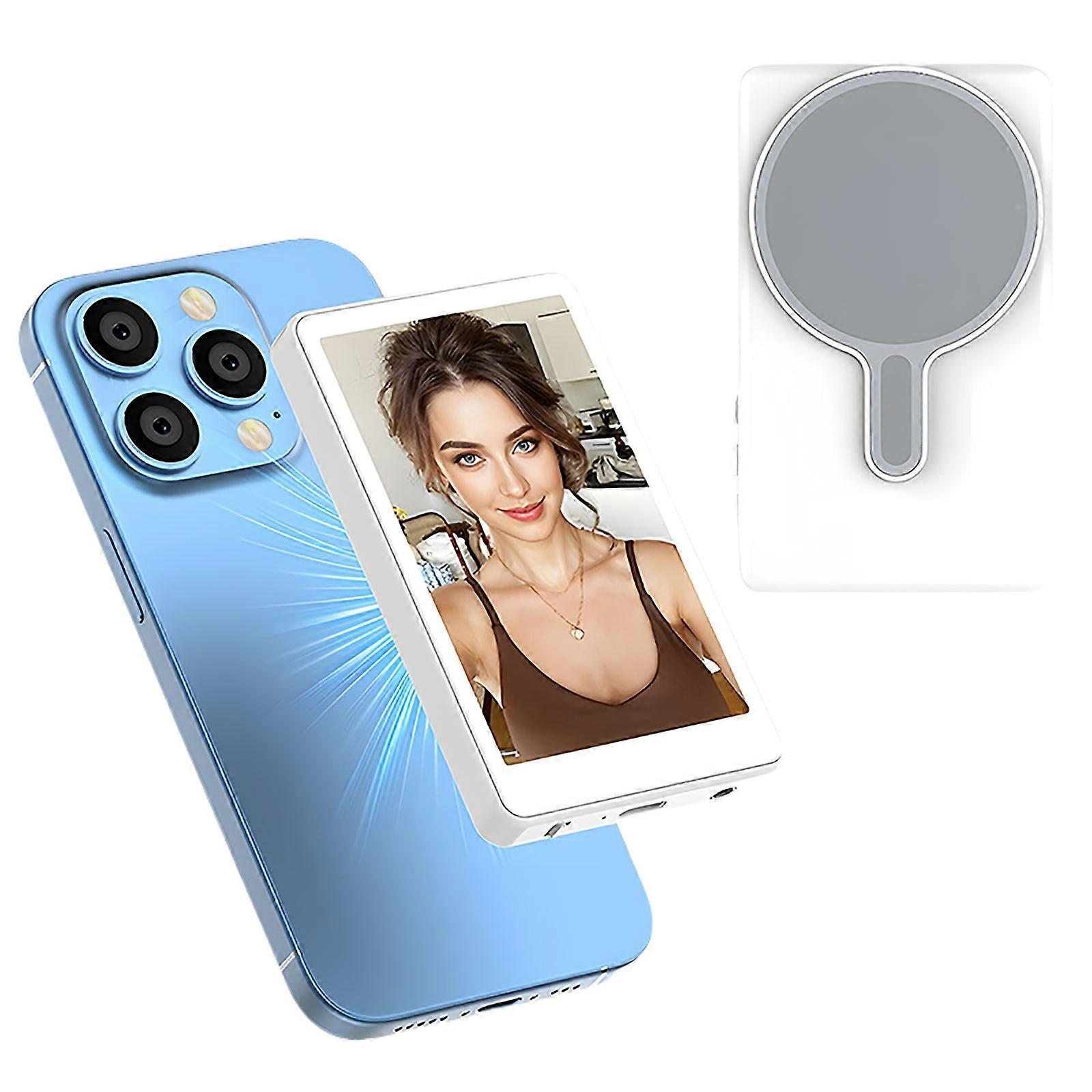 Double Mode Wireless Display For Smartphones  Low Latency Streaming Mount Ready With Virtual Background And Makeup Enhancement Multicolor