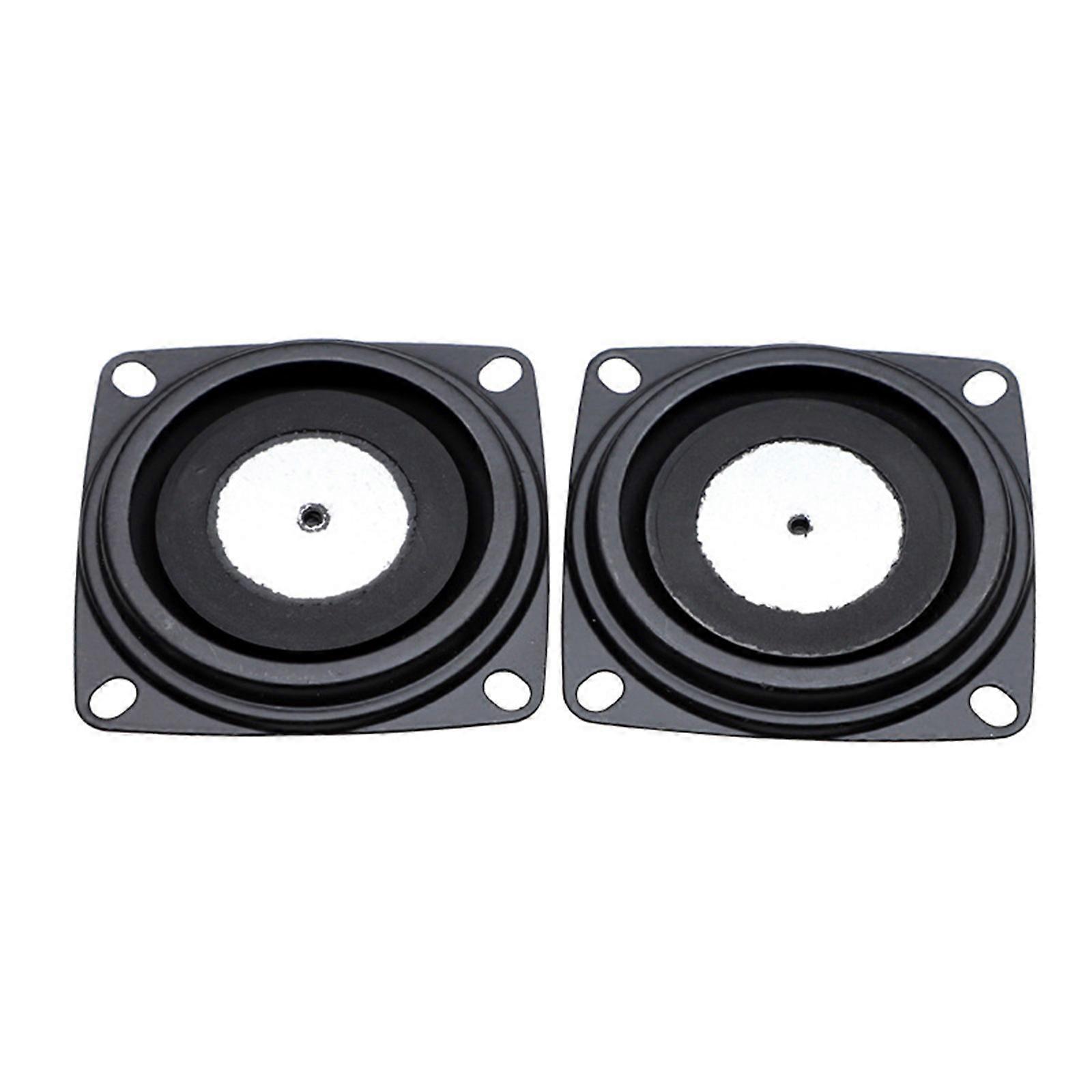 2Pieces 53mm Bass Speaker Vibrating Plate Loudspeaker for Closed Cabinet Auditory Systems Multicolor